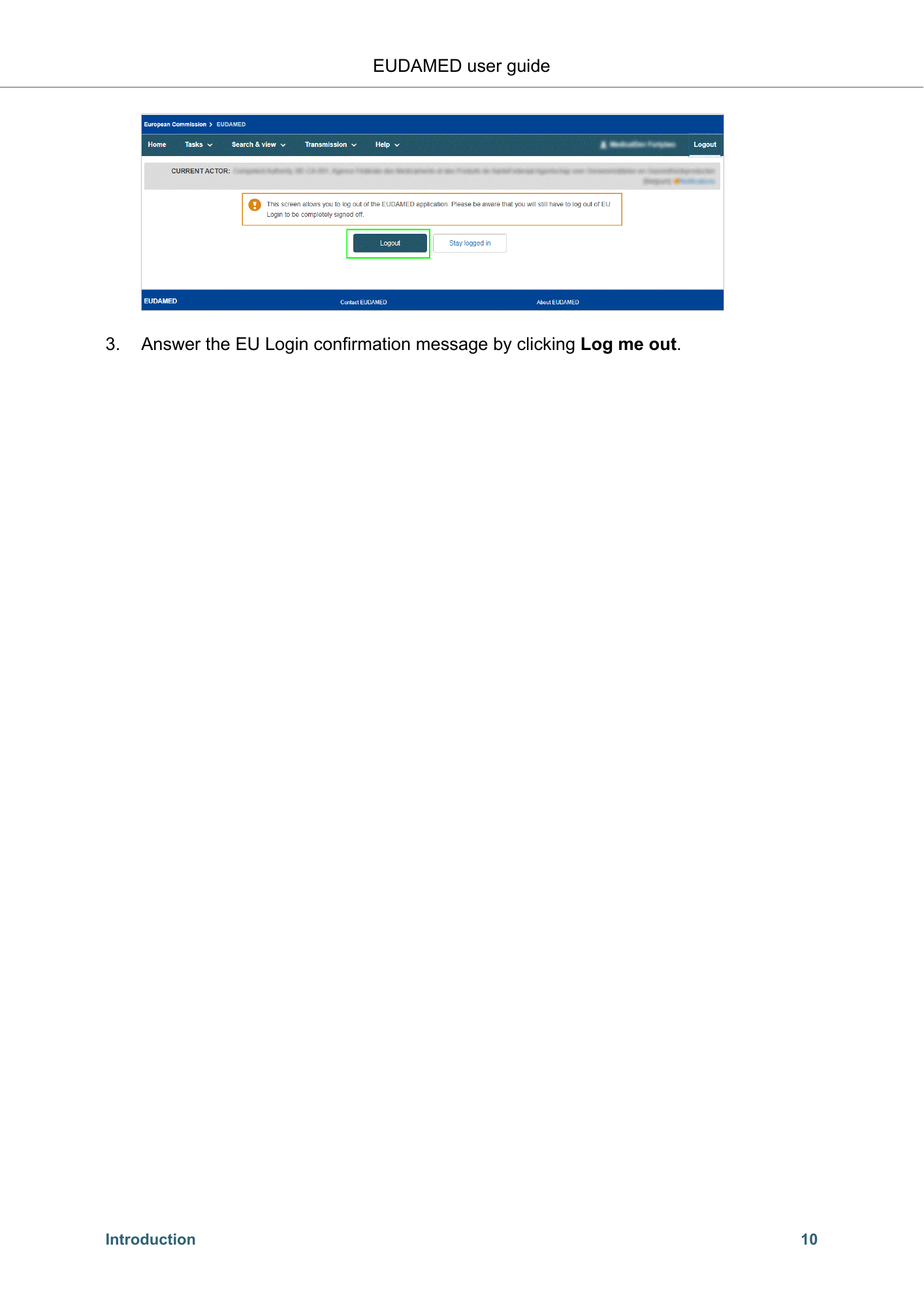 EUDAMED user guide — Production v2.27.0 (2026) — original physical PDF page 13; complete page layout, tables, screenshots and footnotes retained.