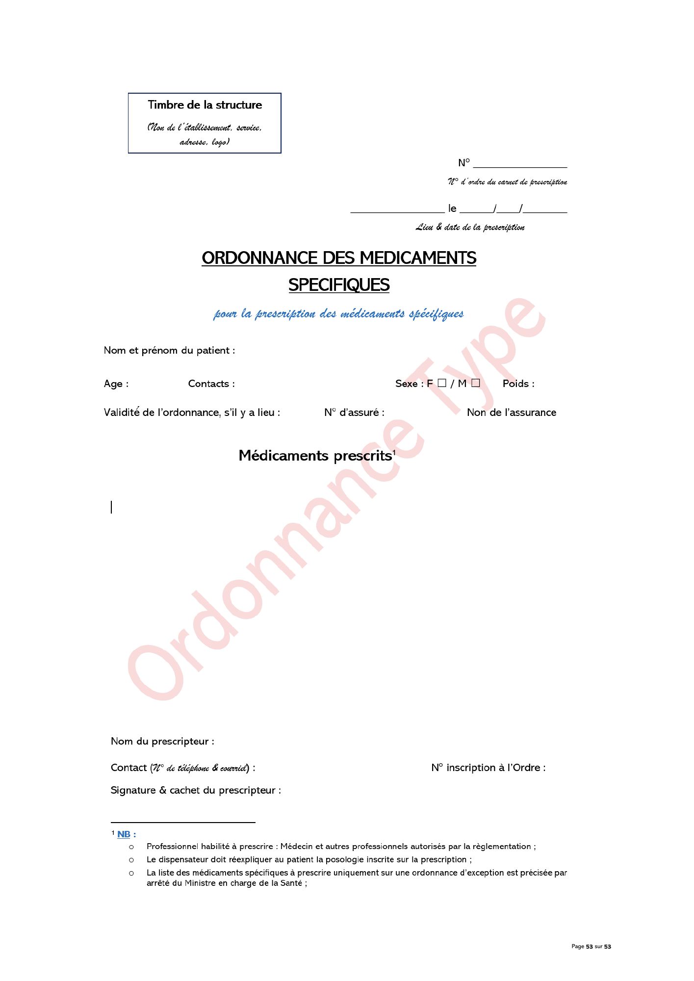 gabon-national-essential-medicines-devices-list-2024 — official PDF page 54; original table columns, symbols and diagram connections
