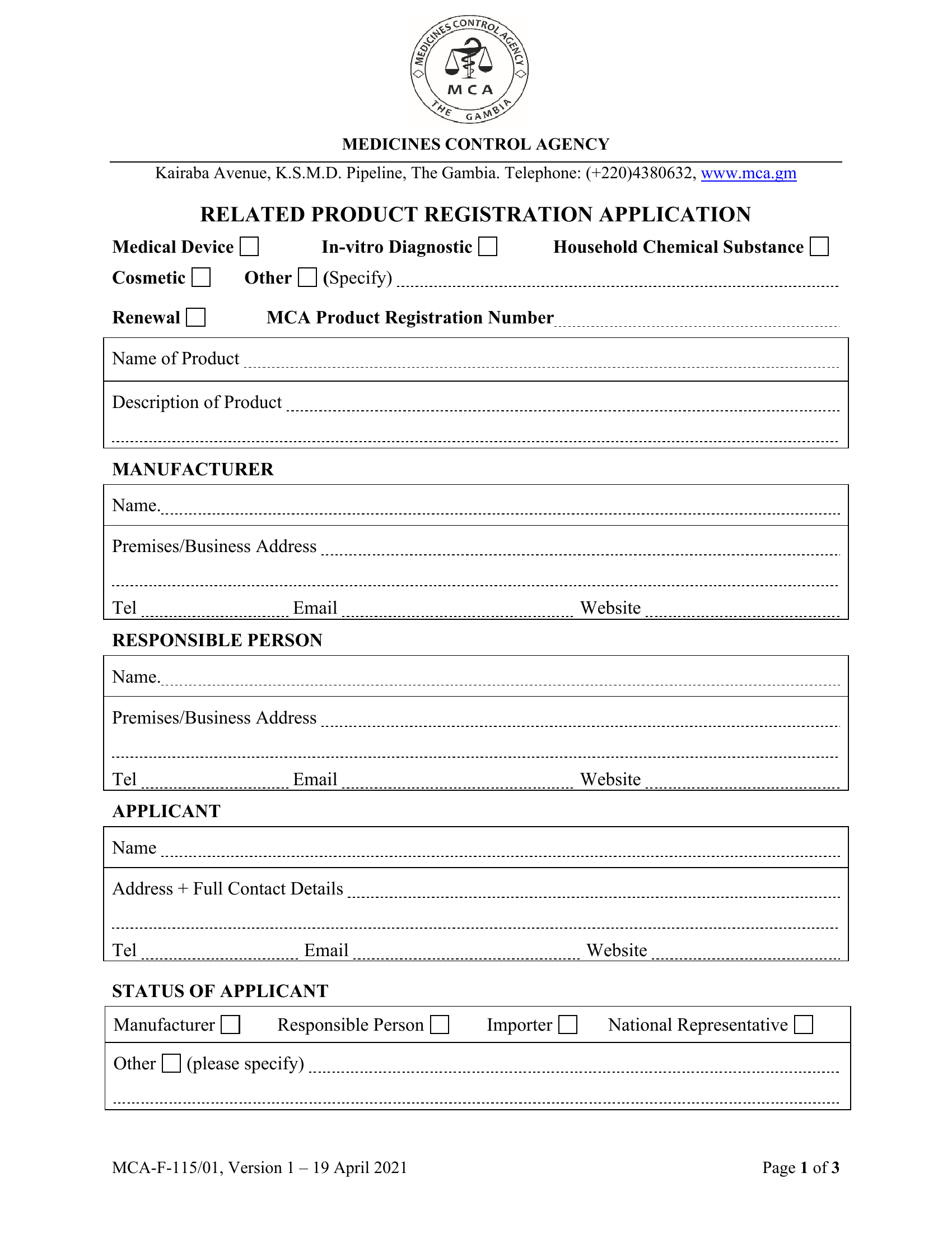 Original PDF page 1 — retained source fields, tables and layout.