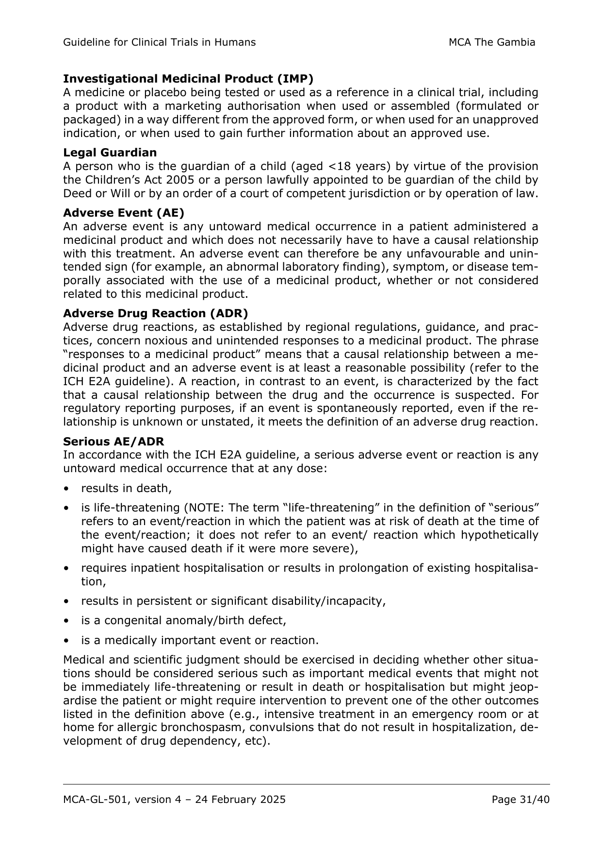 Original PDF page 31 — retained source fields, tables and layout.