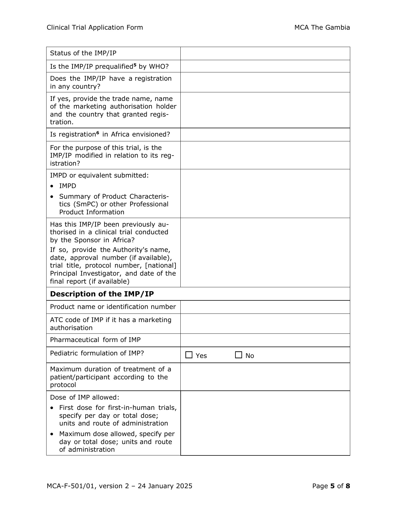 Original PDF page 5 — retained source fields, tables and layout.