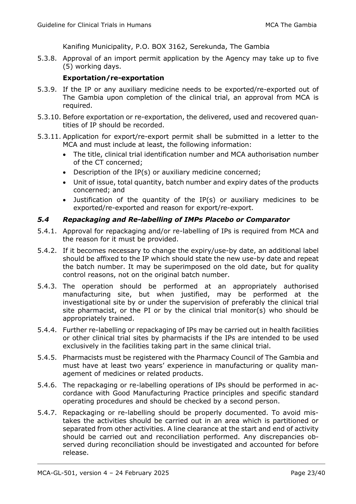 Original PDF page 23 — retained source fields, tables and layout.