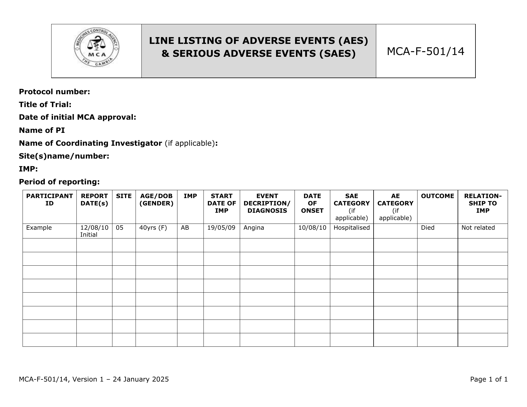Original PDF page 1 — retained source fields, tables and layout.