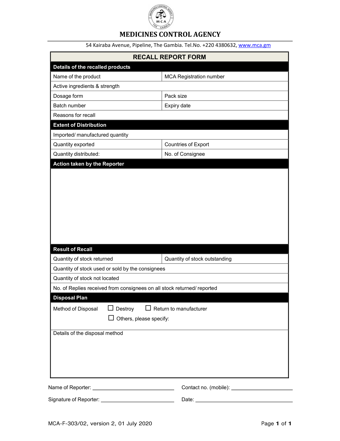 Original PDF page 1 — retained source fields, tables and layout.