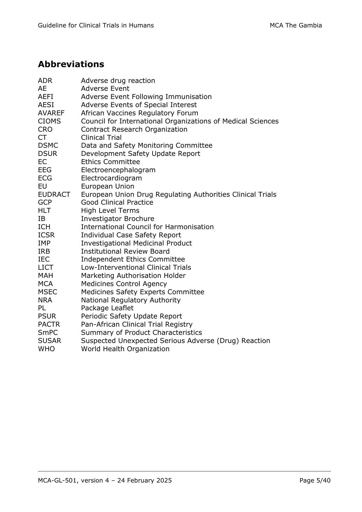 Original PDF page 5 — retained source fields, tables and layout.