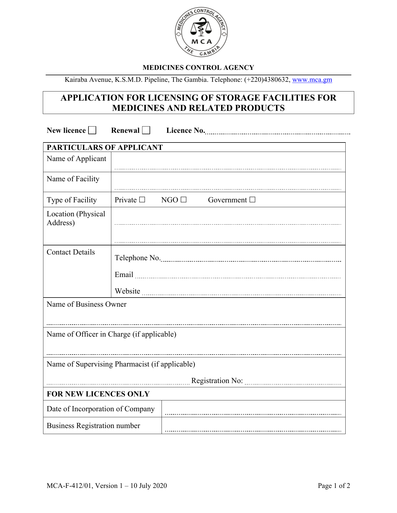 Original PDF page 1 — retained source fields, tables and layout.
