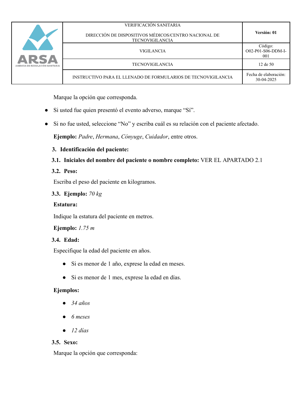 Original PDF page 12 — retained source fields, tables and layout.
