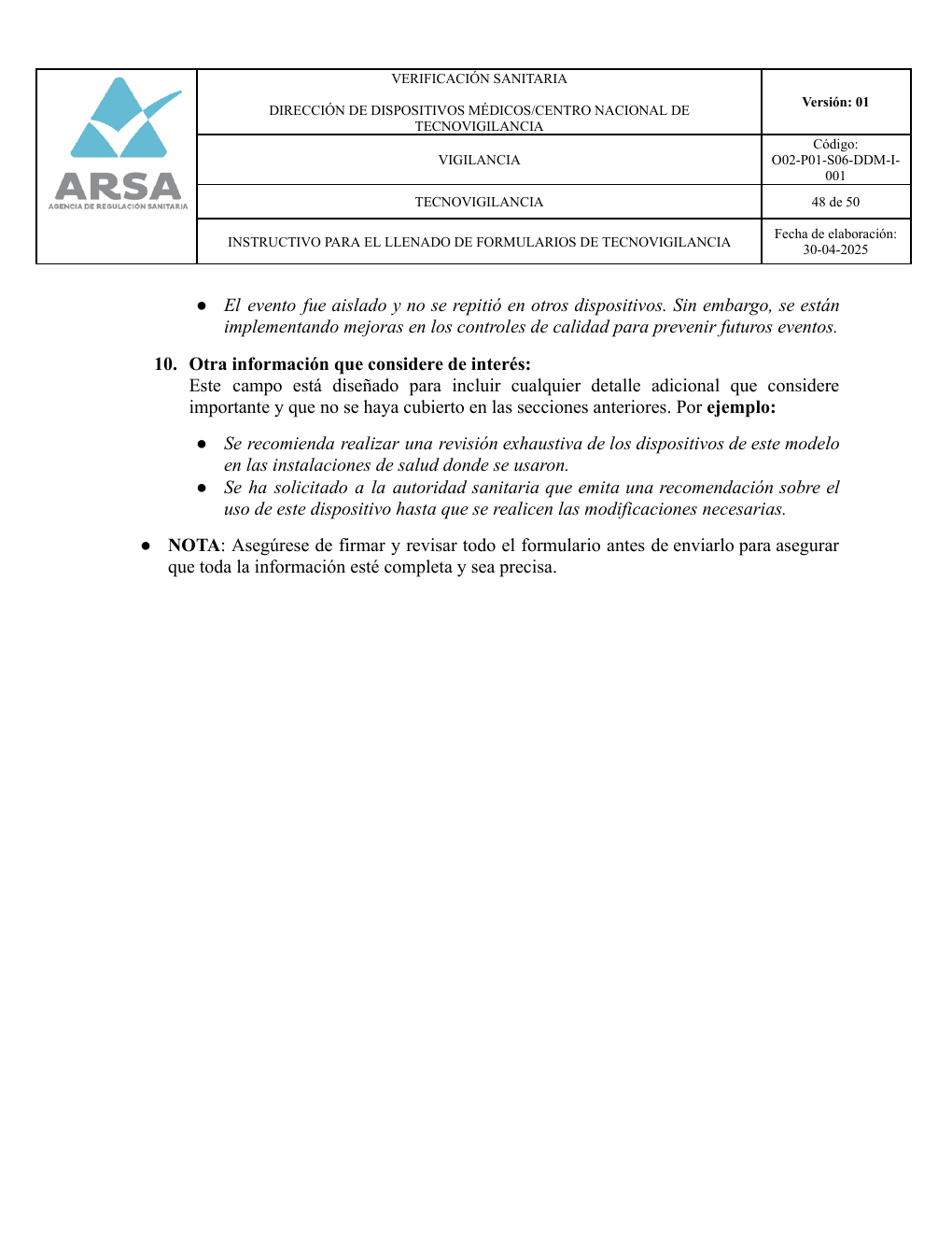 Original PDF page 48 — retained source fields, tables and layout.