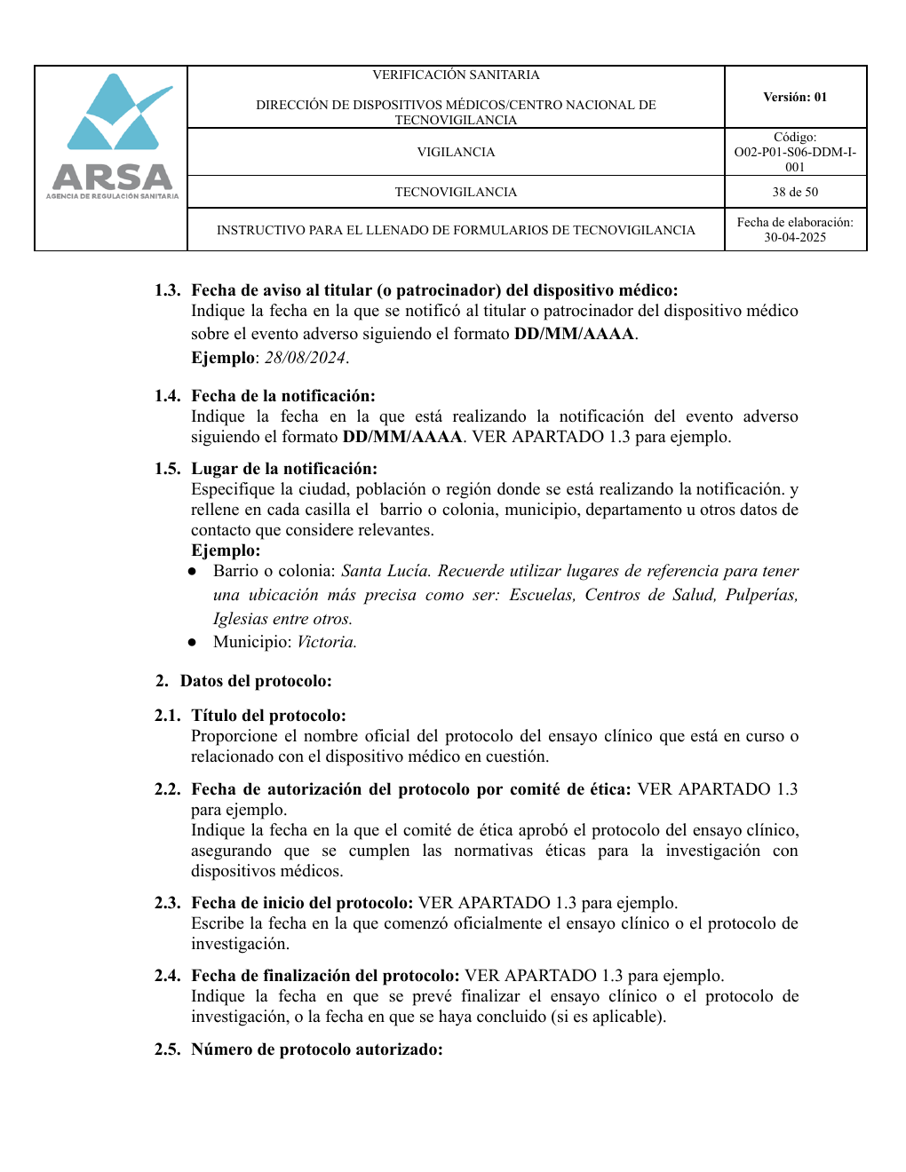 Original PDF page 38 — retained source fields, tables and layout.