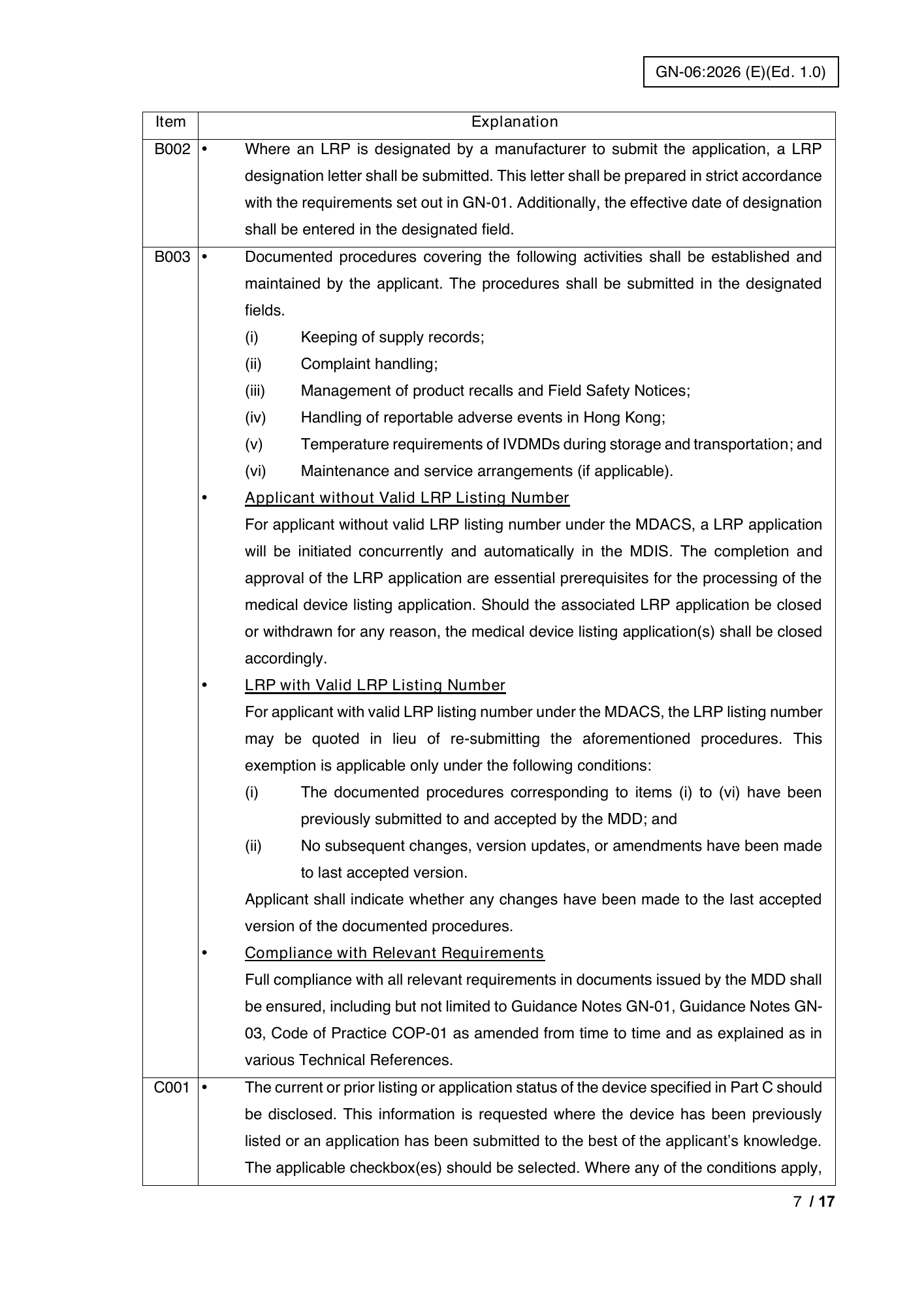 GN-06:2026(E) (Ed. 1.0) — official PDF page 12; original table columns, symbols and diagram connections
