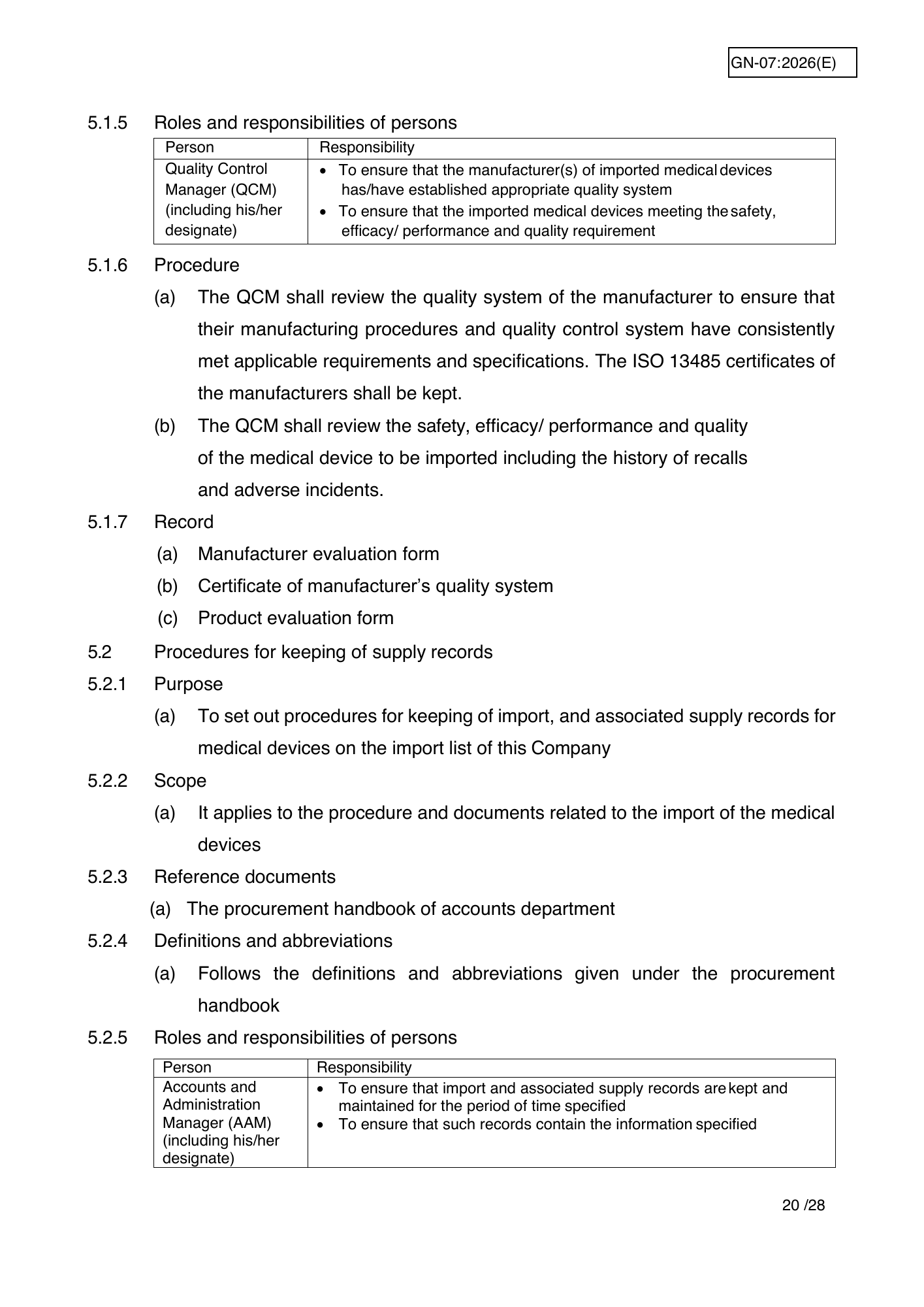 GN-07:2026(E) (Ed. 7) — official PDF page 19; original table columns, symbols and diagram connections