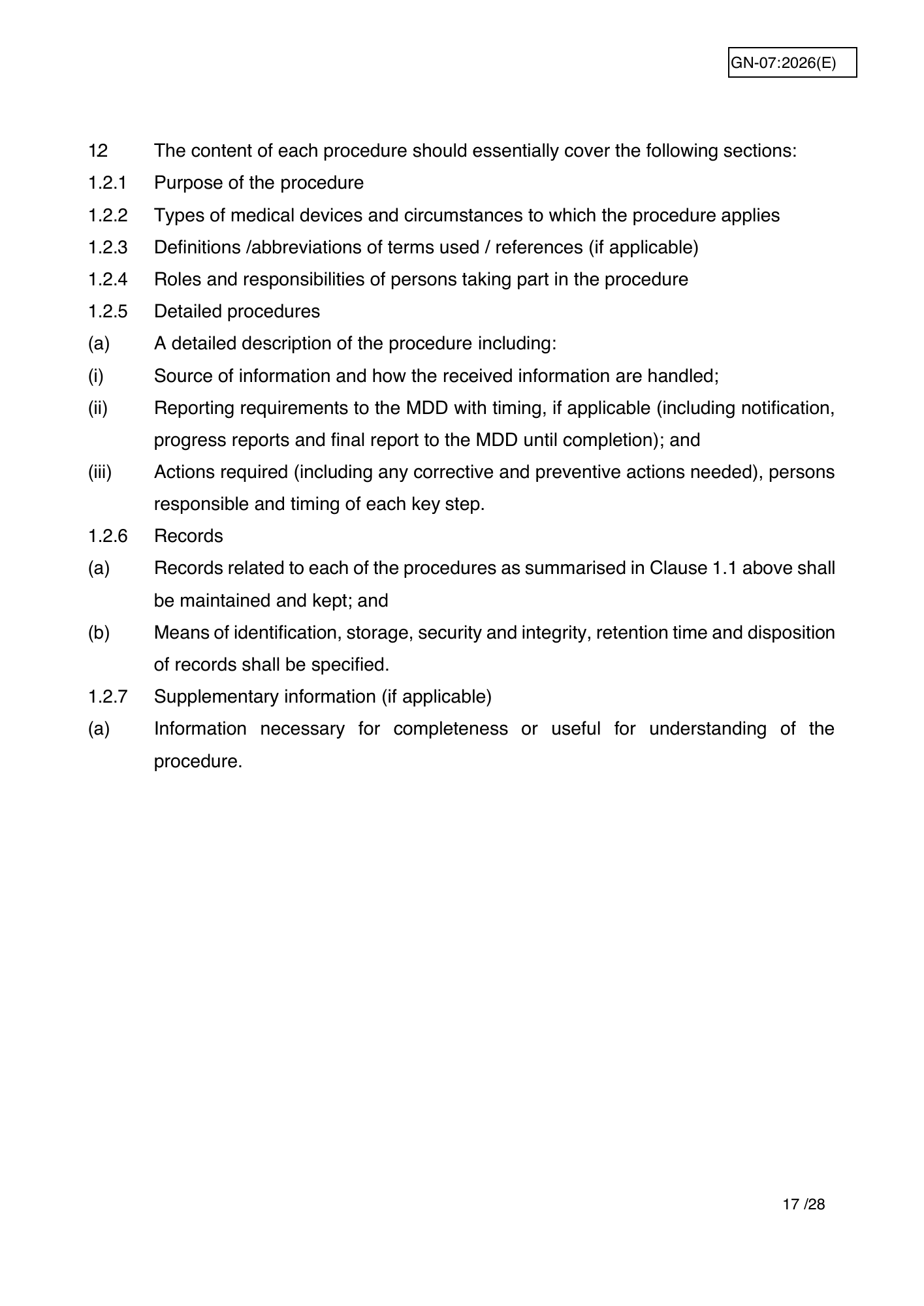 GN-07:2026(E) (Ed. 7) — official PDF page 16; original table columns, symbols and diagram connections
