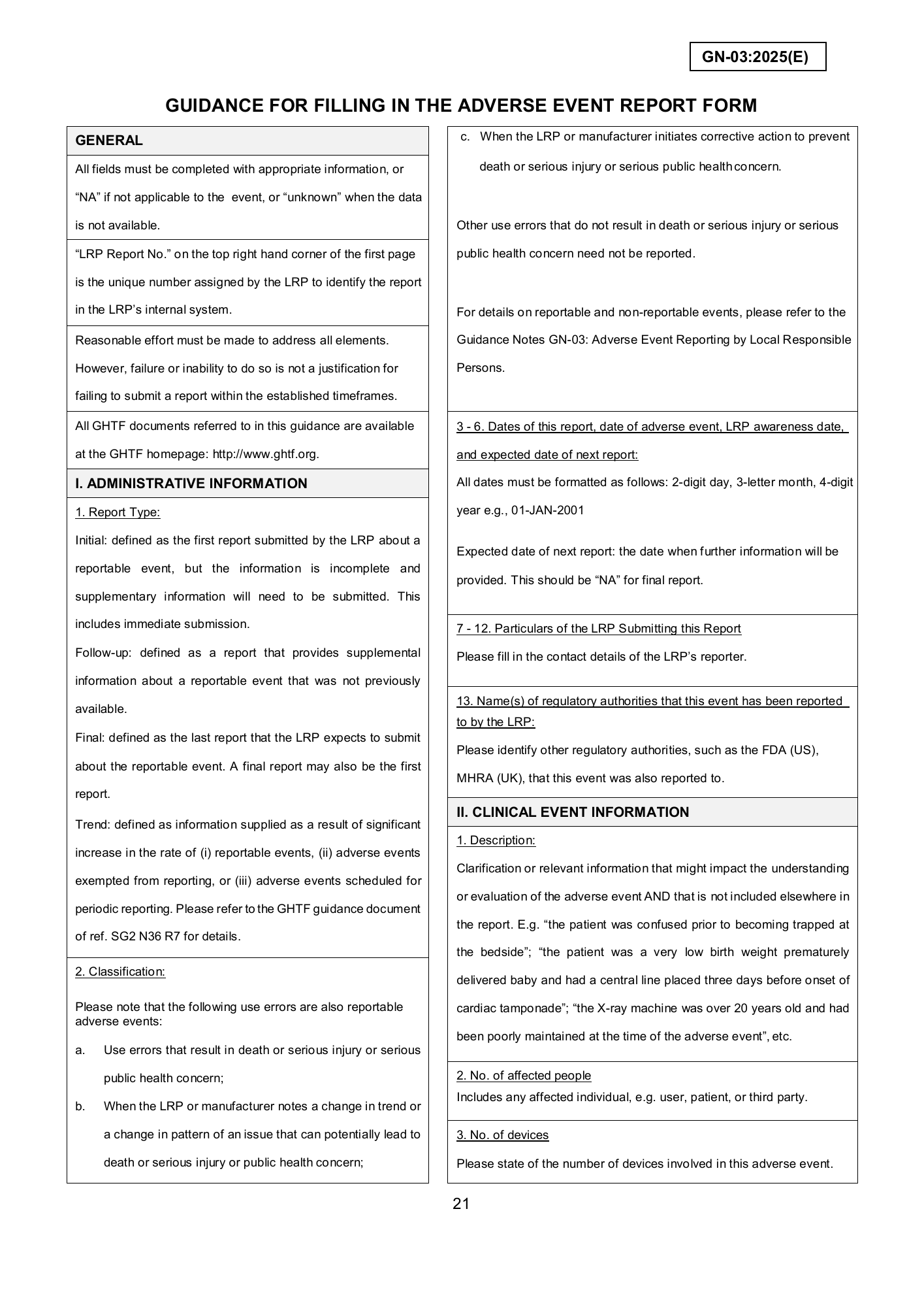 GN-03:2025(E) (Ed. 6.0) — official PDF page 24; original table columns, symbols and diagram connections