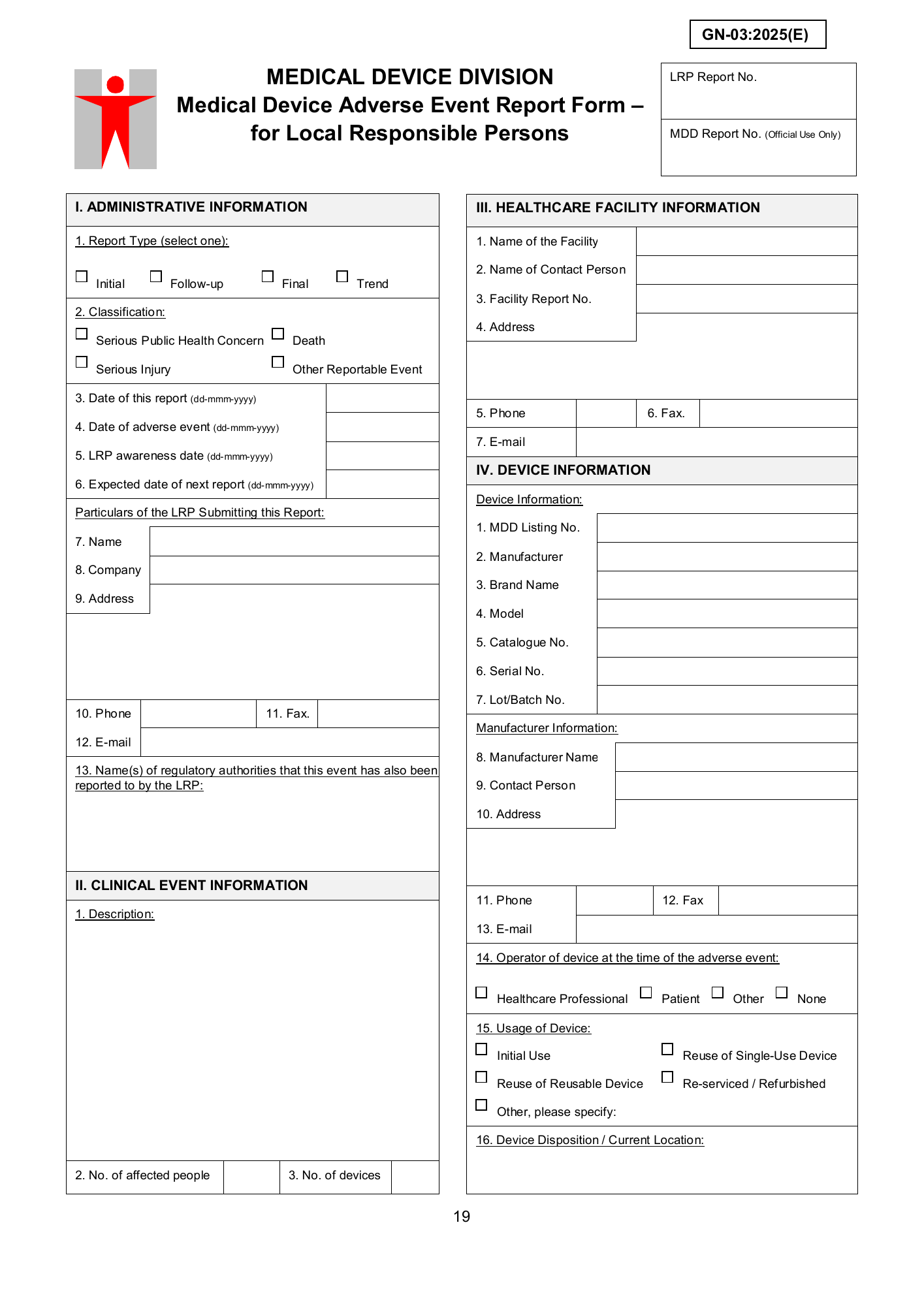 GN-03:2025(E) (Ed. 6.0) — official PDF page 22; original table columns, symbols and diagram connections