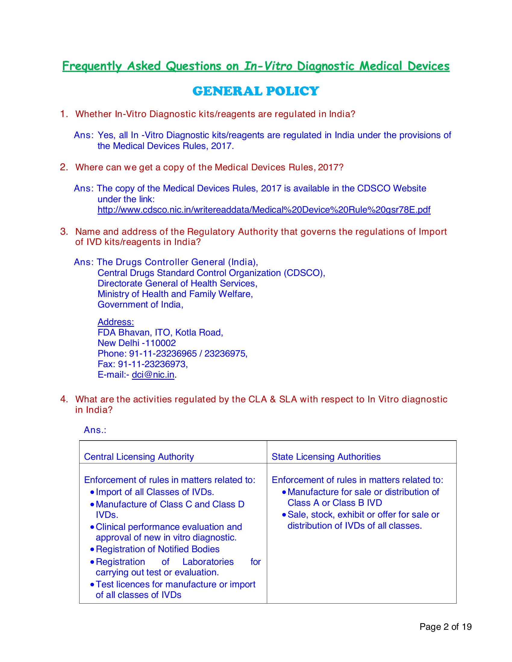 CDSCO/IVD/FAQ/03/2022 — complete original official PDF page 2; source page image governs.