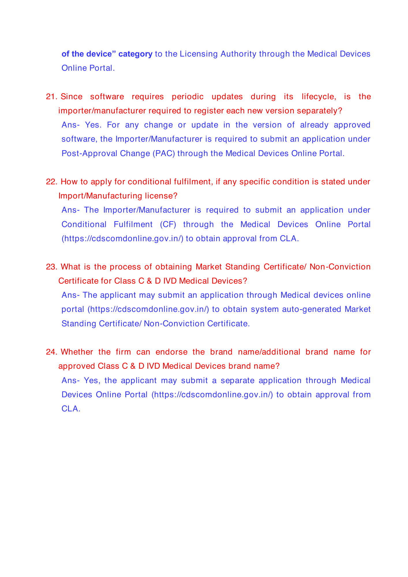 Addendum 02 to FAQs on IVD Medical Devices — 13 March 2026 — official PDF physical page 7