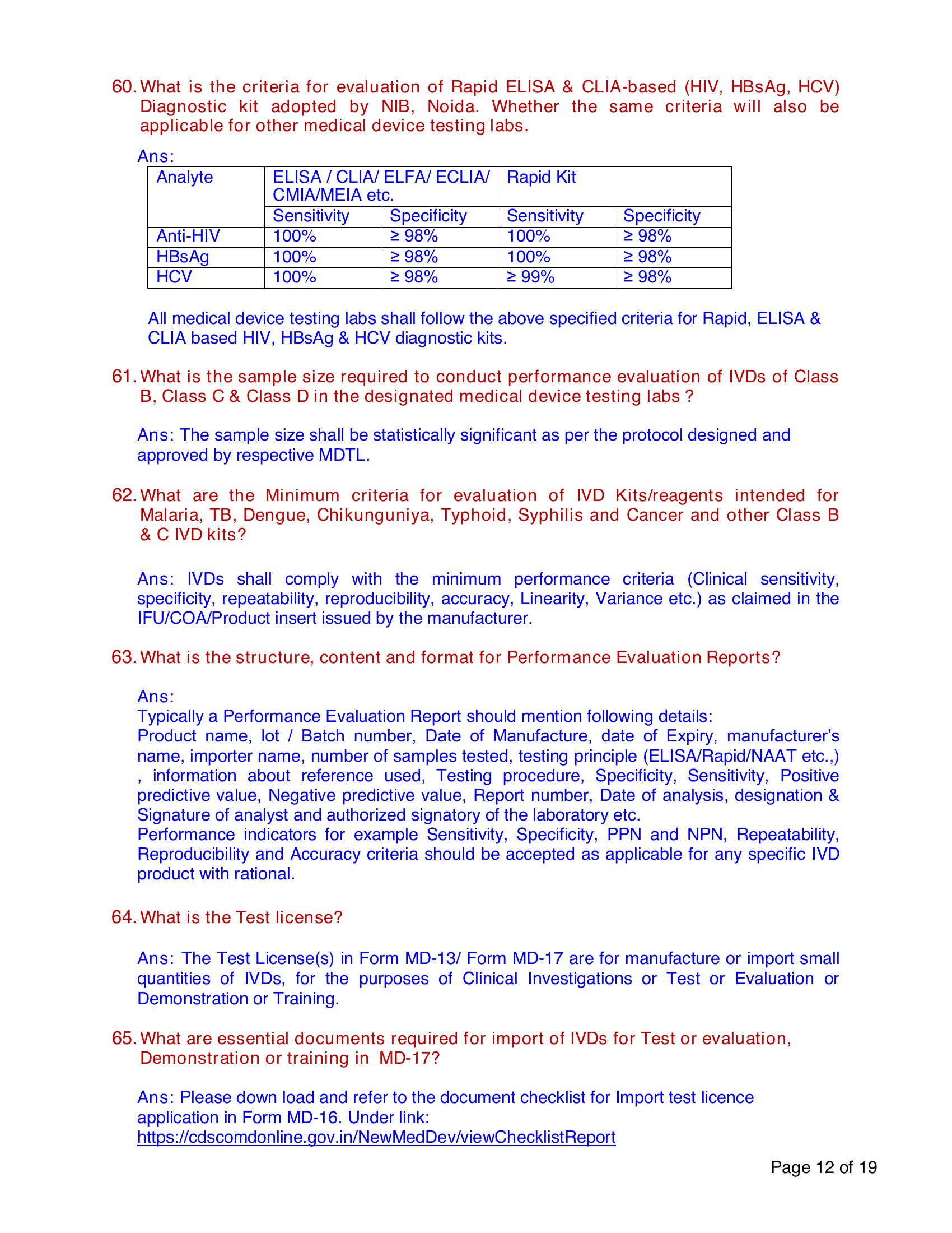 CDSCO/IVD/FAQ/03/2022 — complete original official PDF page 12; source page image governs.