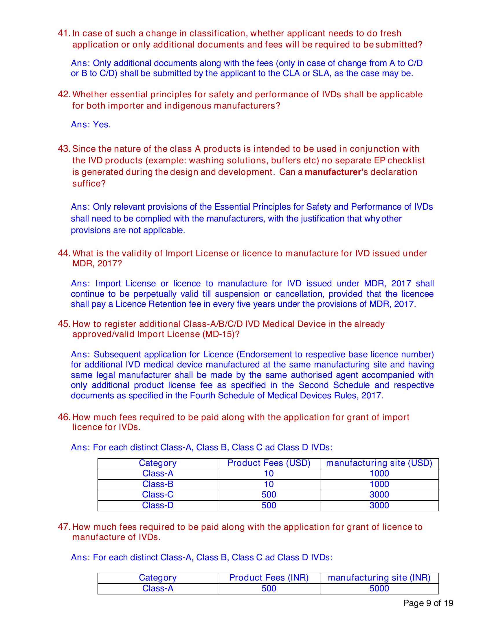 CDSCO/IVD/FAQ/03/2022 — complete original official PDF page 9; source page image governs.