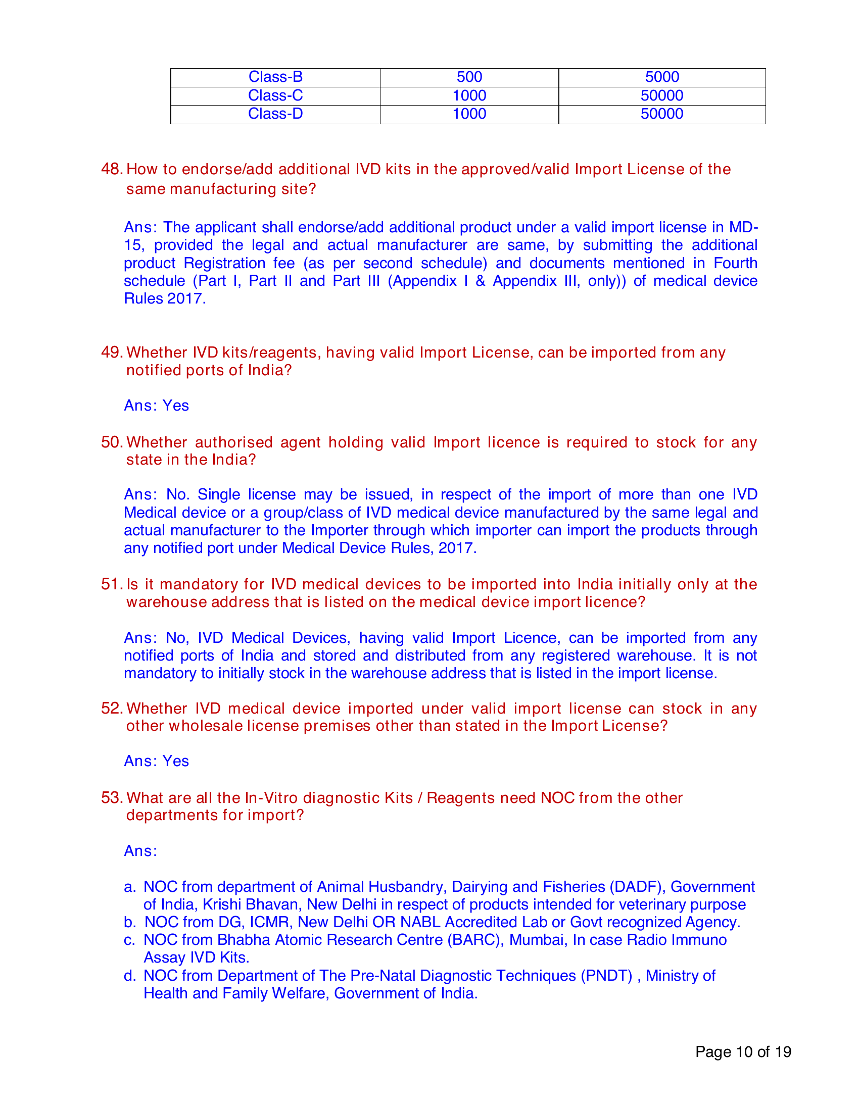 CDSCO/IVD/FAQ/03/2022 — complete original official PDF page 10; source page image governs.