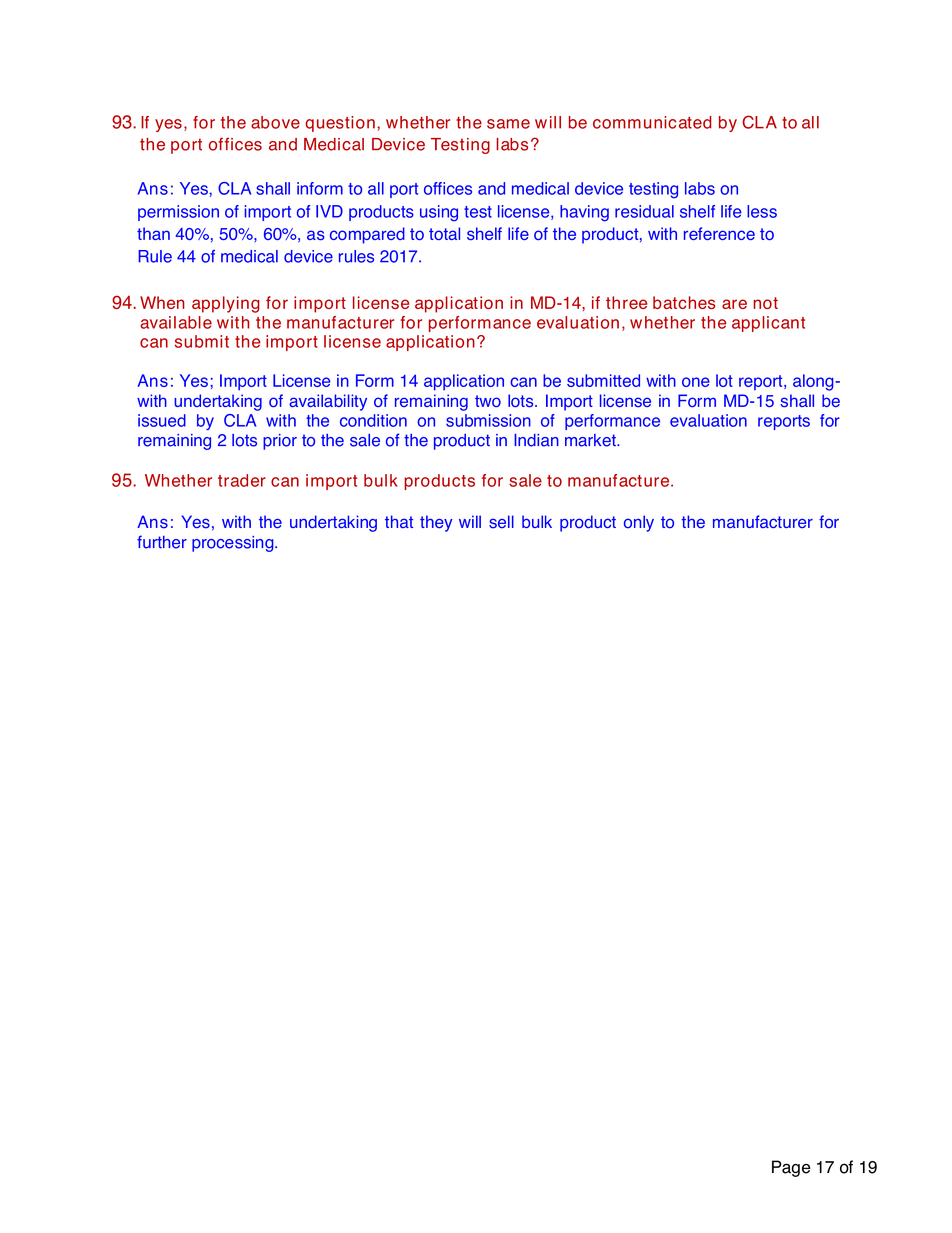 CDSCO/IVD/FAQ/03/2022 — complete original official PDF page 17; source page image governs.