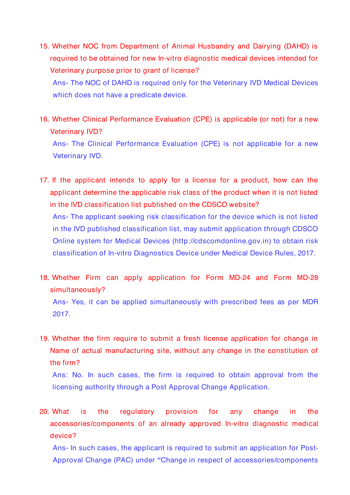Addendum 02 to FAQs on IVD Medical Devices — 13 March 2026 — official PDF physical page 6