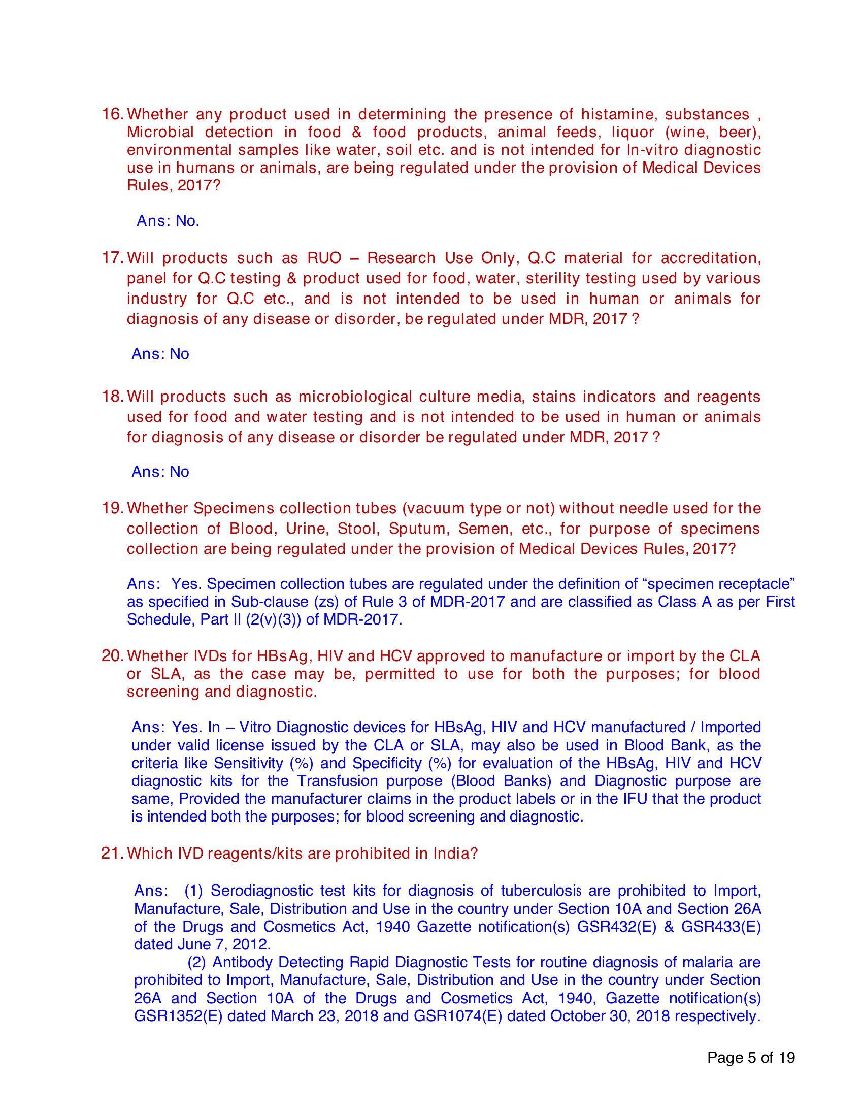 CDSCO/IVD/FAQ/03/2022 — complete original official PDF page 5; source page image governs.