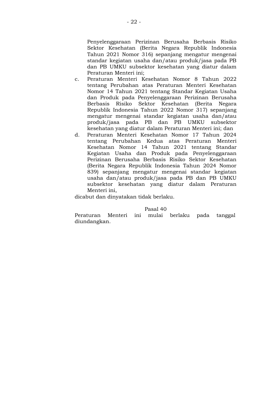 Permenkes No.11/2025 — original official PDF physical page22; source table/figure geometry retained