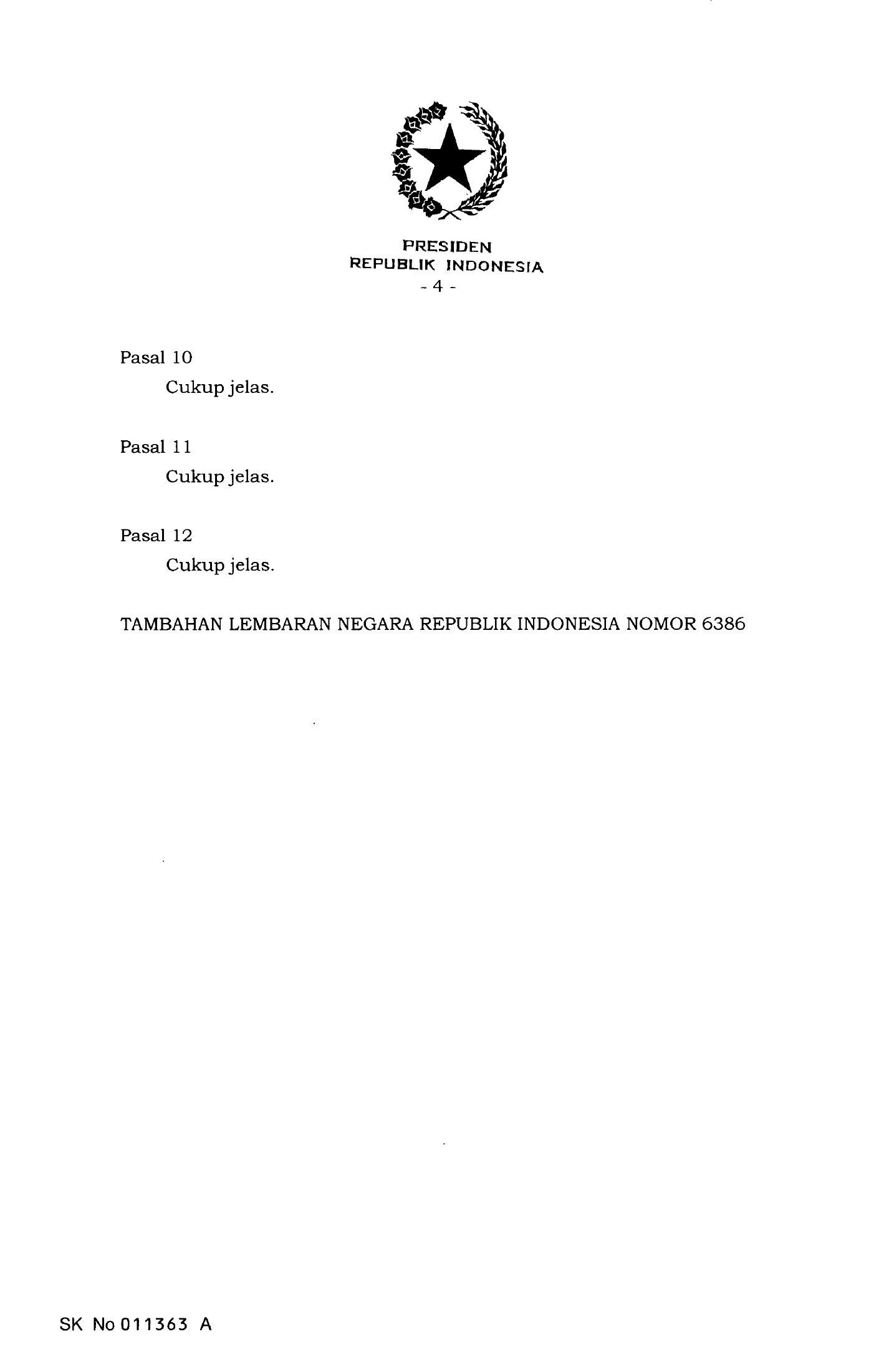 PP No. 64 Tahun 2019 — original complete physical PDF page 12; original image governs.