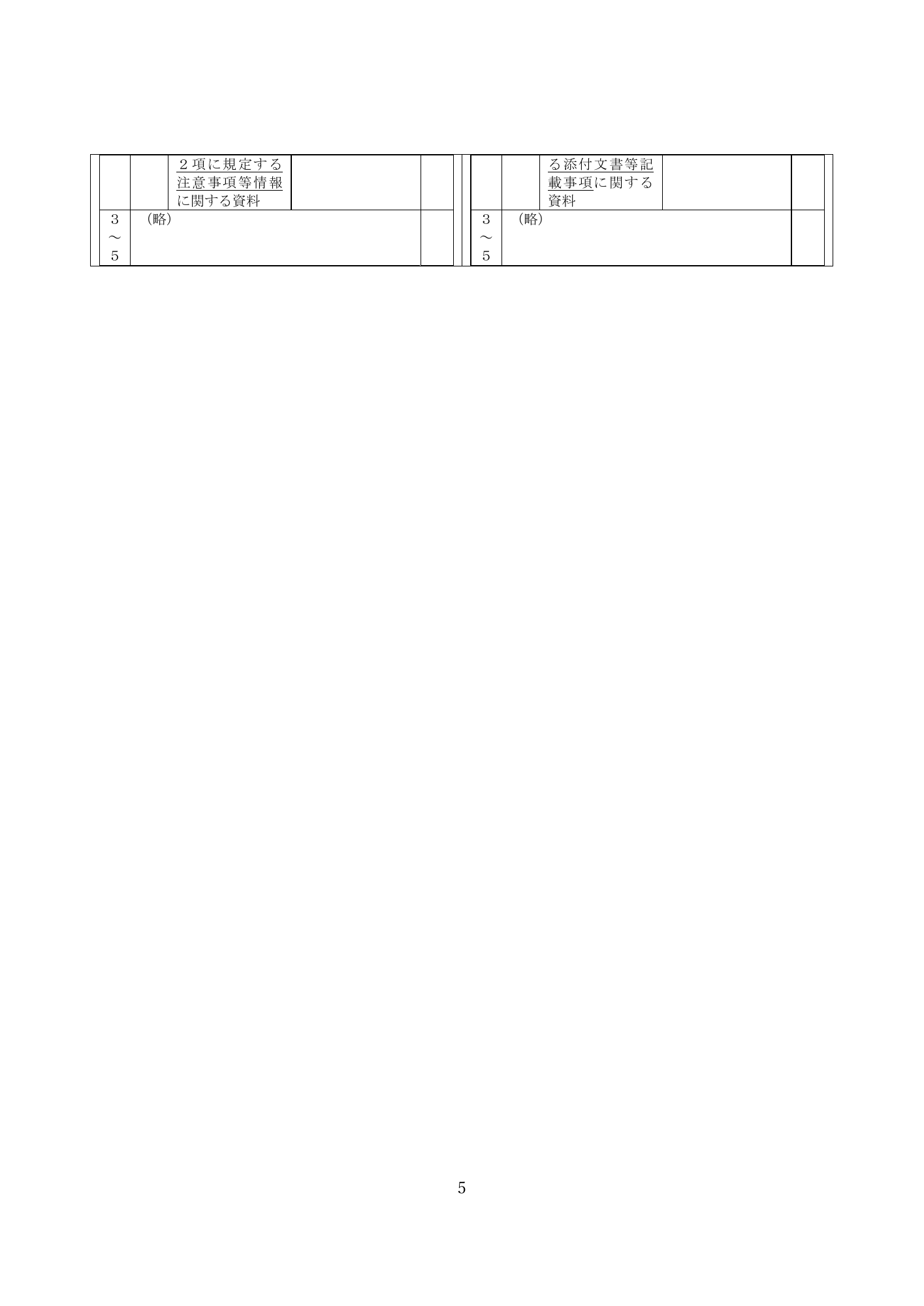 医薬機審発0331第4号 (31 March 2026) — original official PDF page5; original table columns and diagrams retained