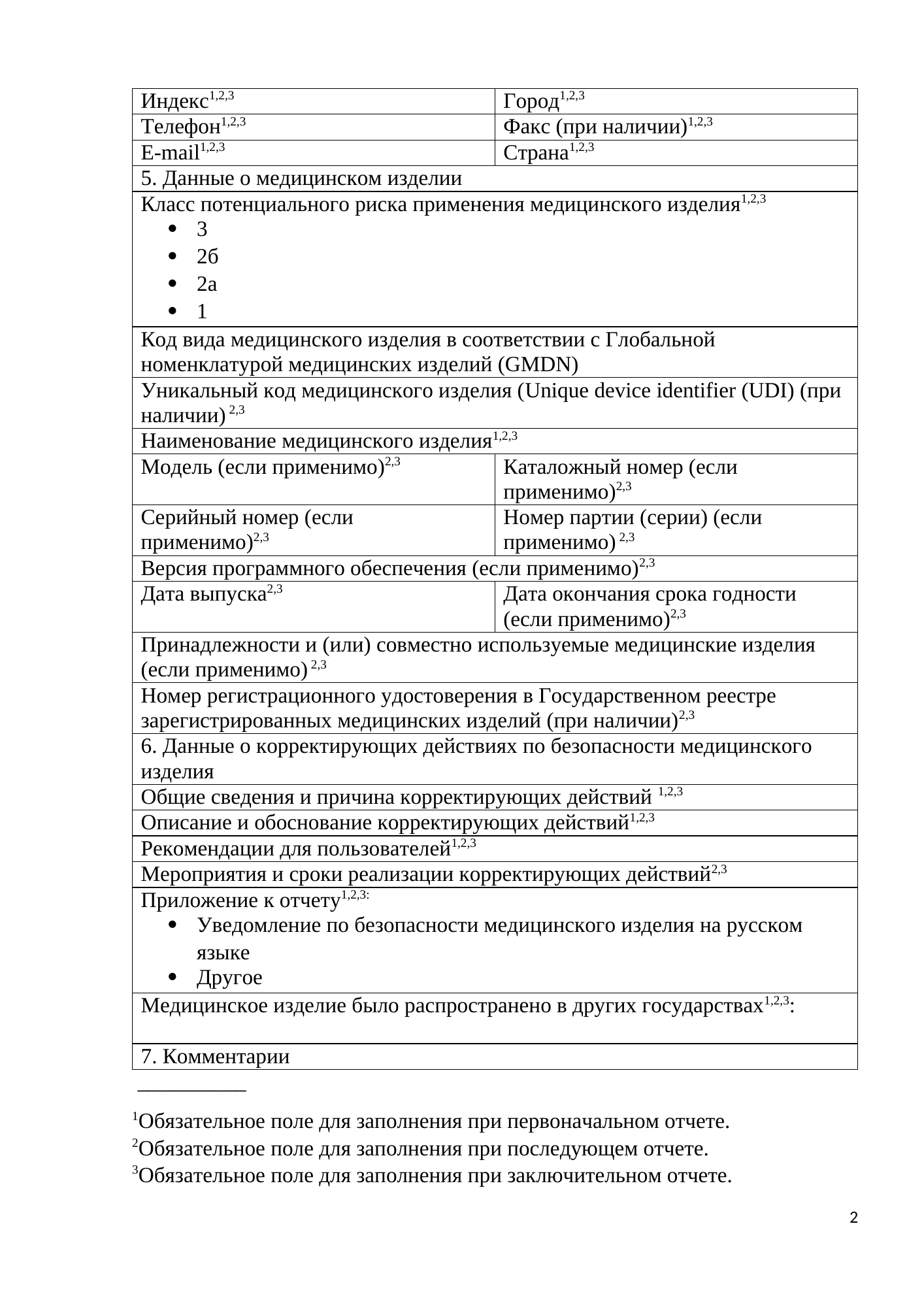 Rendered from the linked Office original — page 2; retained table layout and symbols. This is a render, not an official PDF page.