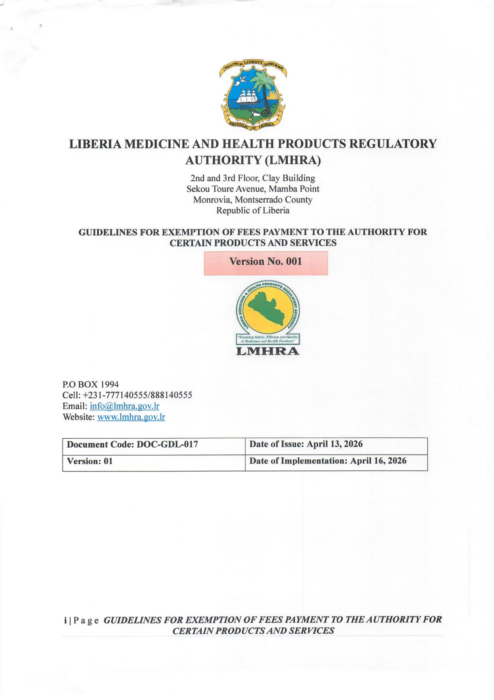 Original PDF page 1 — retained source fields, tables and layout.