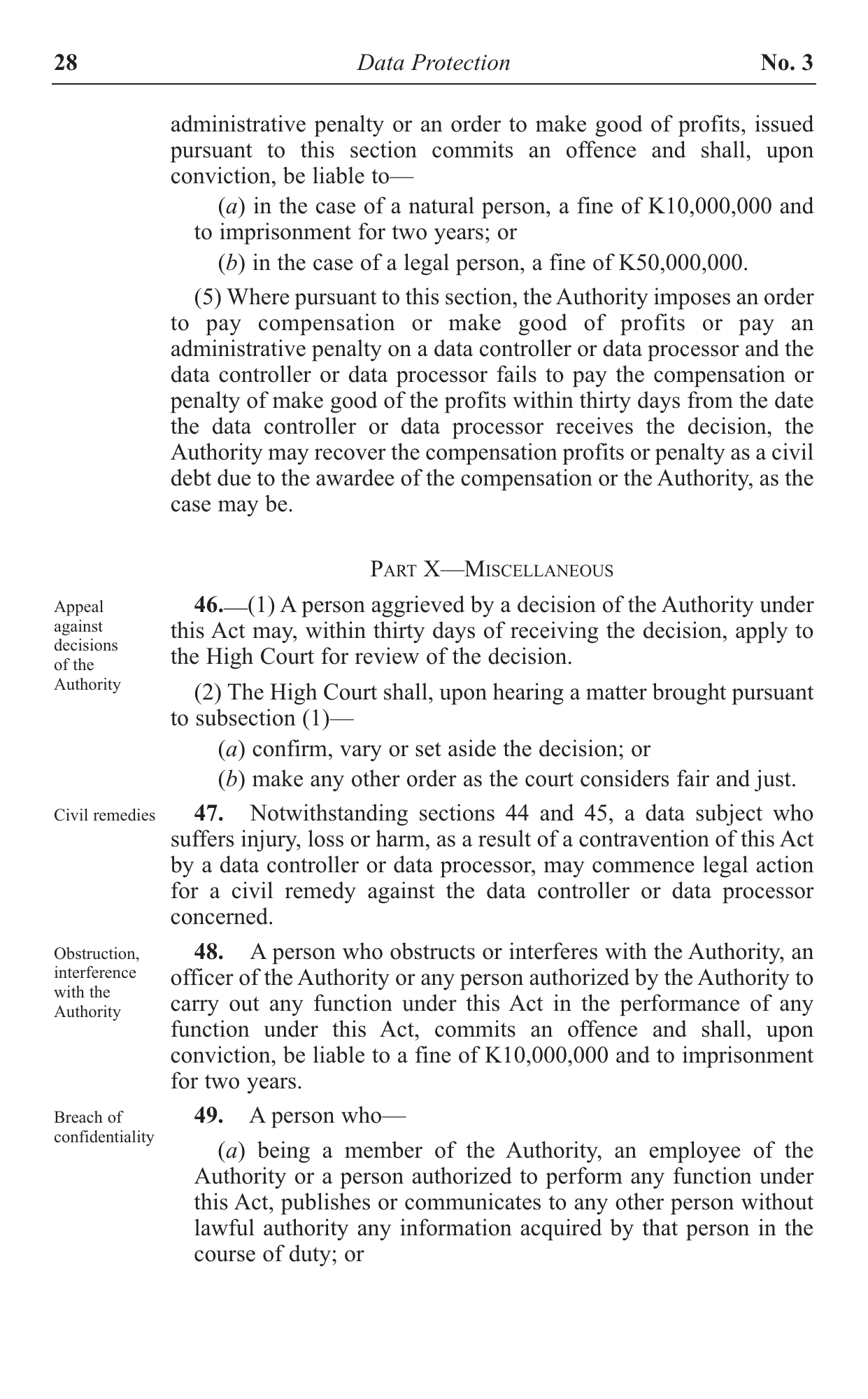 Act No. 3 of 2024 — official PDF page 28; original table columns, symbols and diagram connections