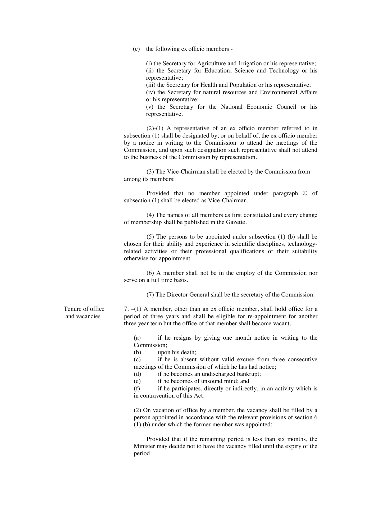 Act 16 of 2003 — official PDF page 4; original table columns, symbols and diagram connections