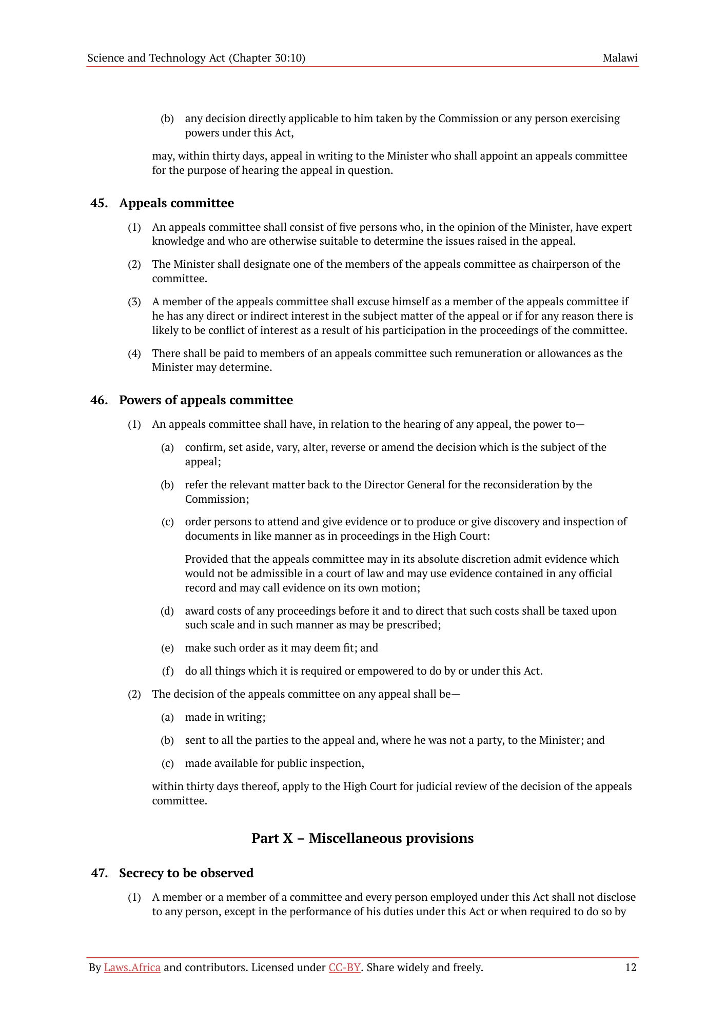 Chapter 30:10 — official PDF page 15; original table columns, symbols and diagram connections