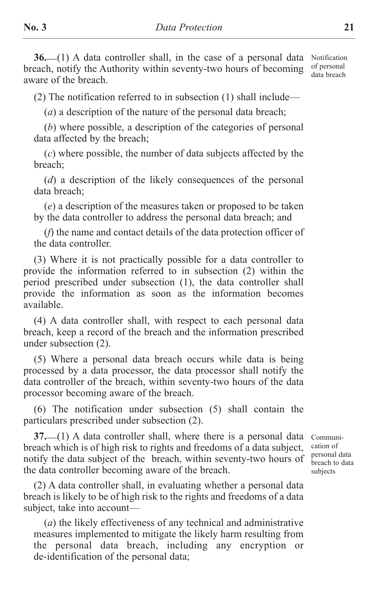 Act No. 3 of 2024 — official PDF page 21; original table columns, symbols and diagram connections
