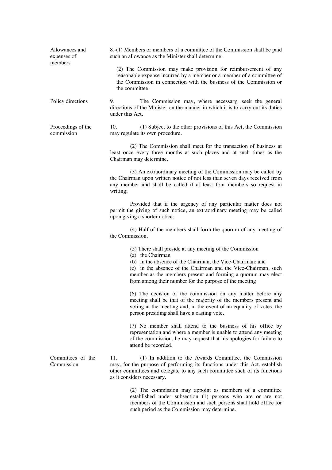 Act 16 of 2003 — official PDF page 5; original table columns, symbols and diagram connections