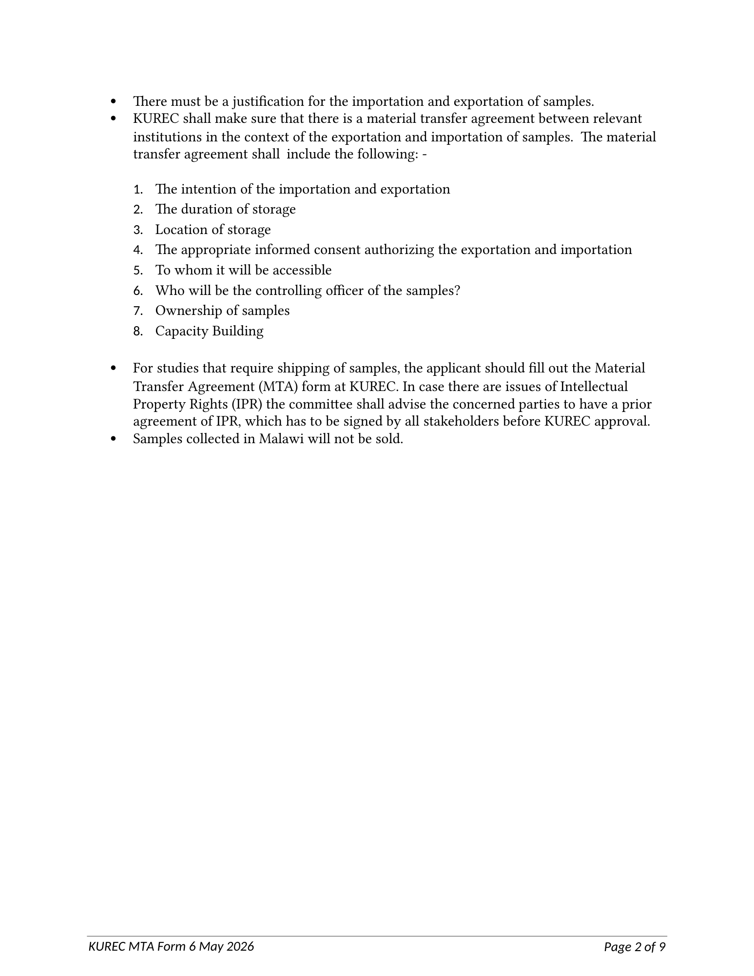 Rendered from the linked Office original — page 2; retained table layout and symbols. This is a render, not an official PDF page.