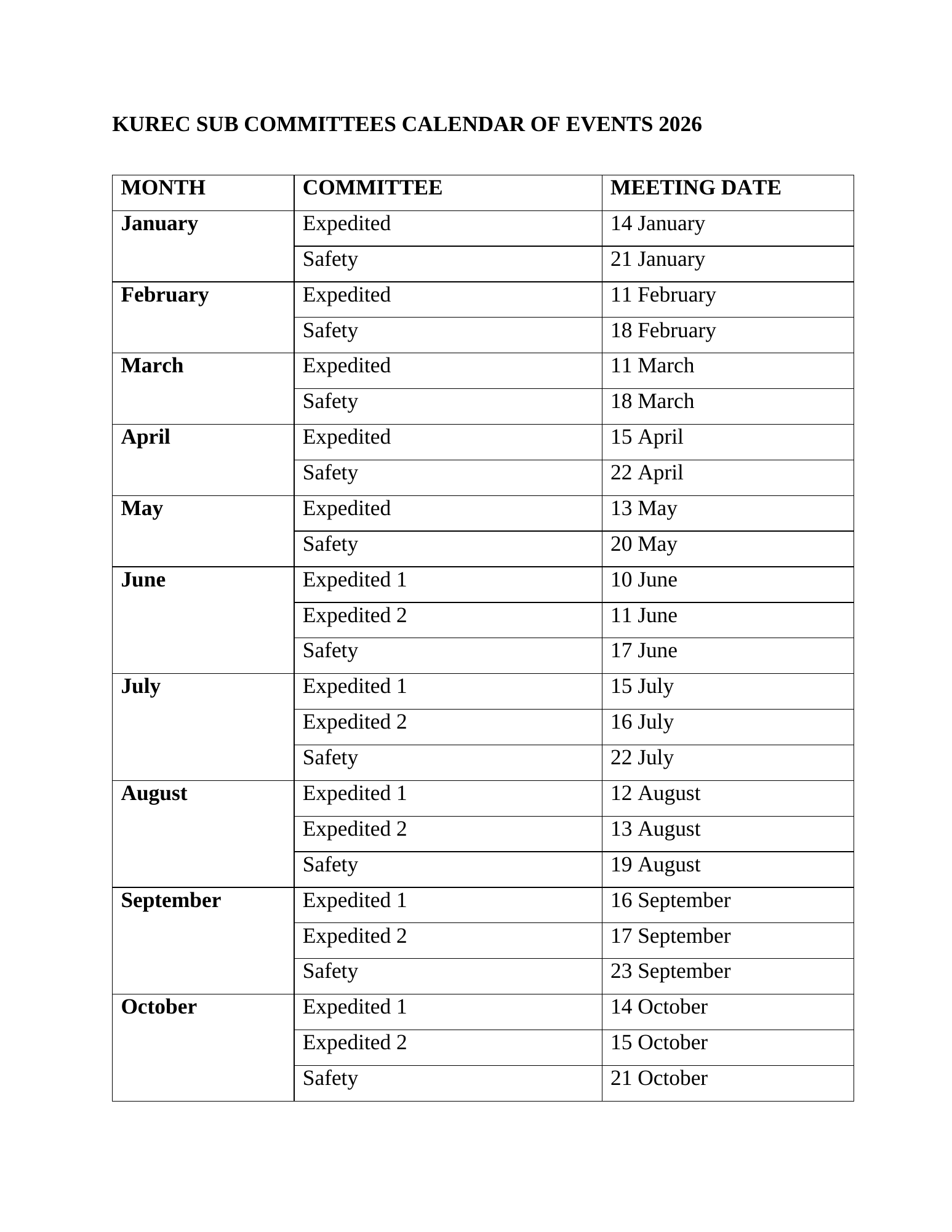 Rendered from the linked Office original — page 2; retained table layout and symbols. This is a render, not an official PDF page.