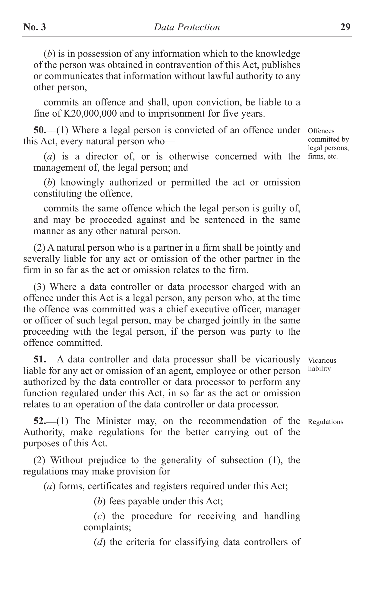 Act No. 3 of 2024 — official PDF page 29; original table columns, symbols and diagram connections
