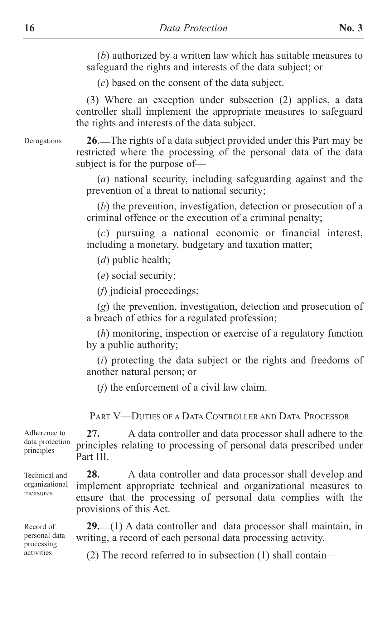 Act No. 3 of 2024 — official PDF page 16; original table columns, symbols and diagram connections