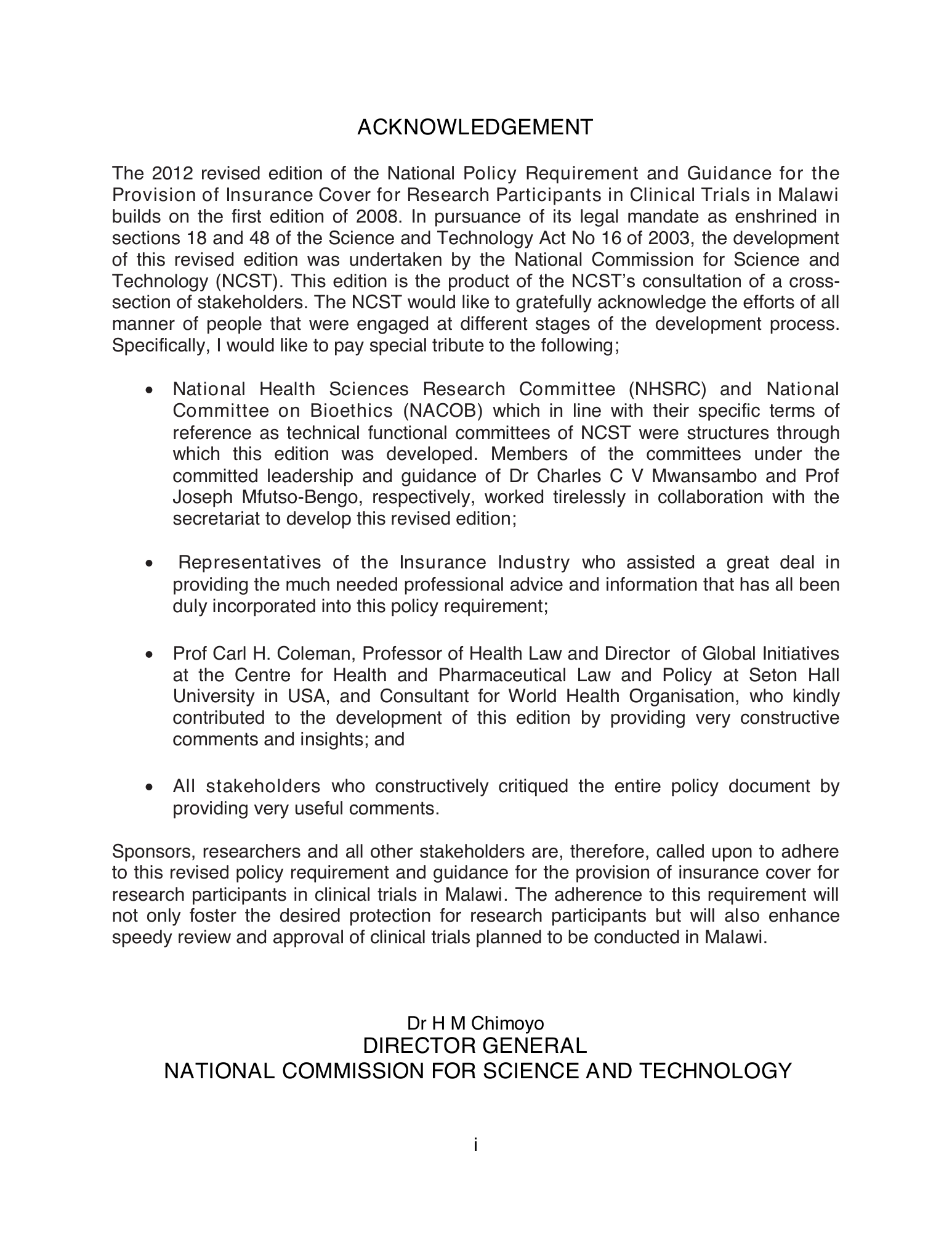 malawi-clinical-trial-insurance-policy-2012 — official PDF page 3; original table columns, symbols and diagram connections