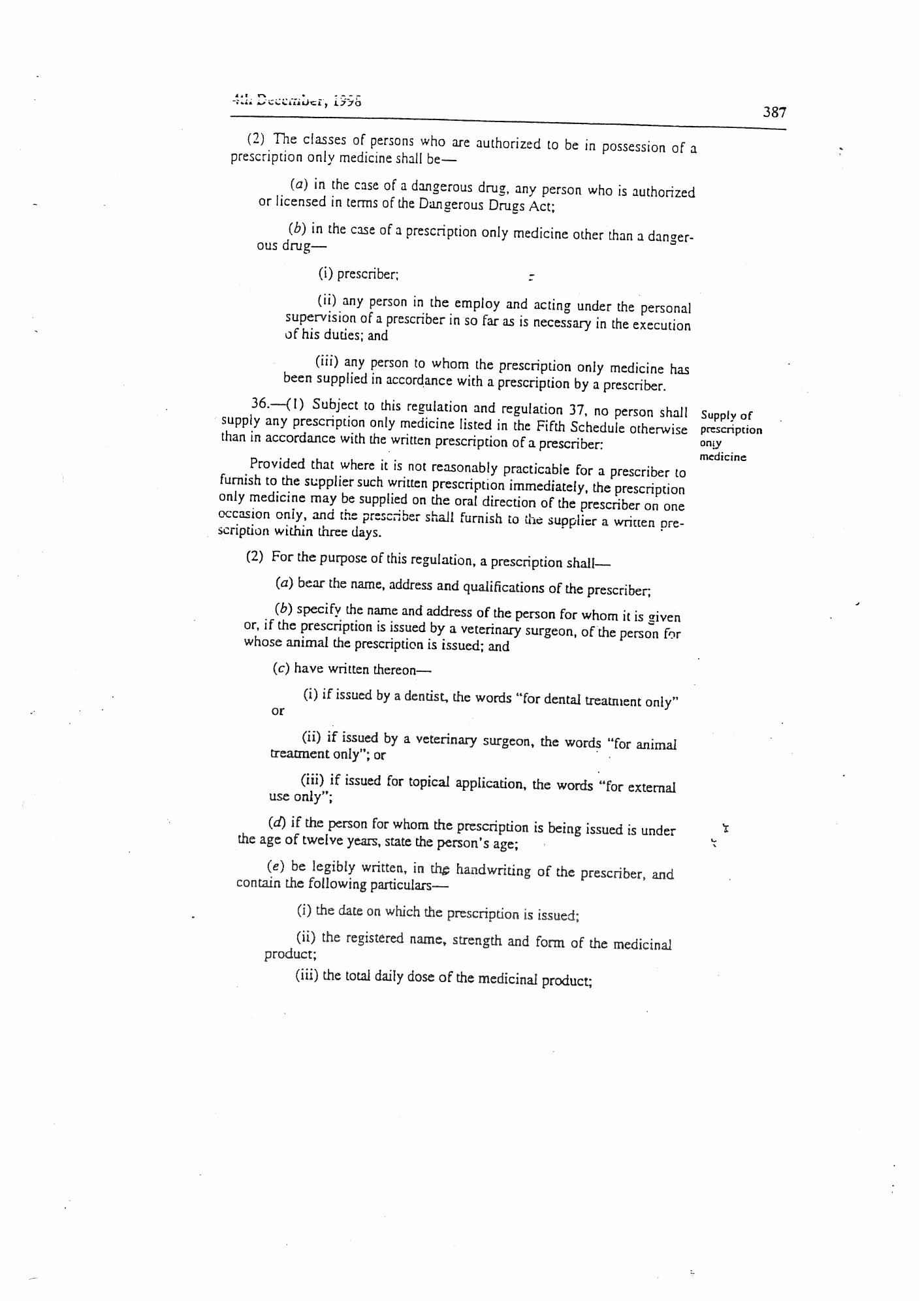 Government Notice 88 of 1998 — official PDF page 13; original table columns, symbols and diagram connections