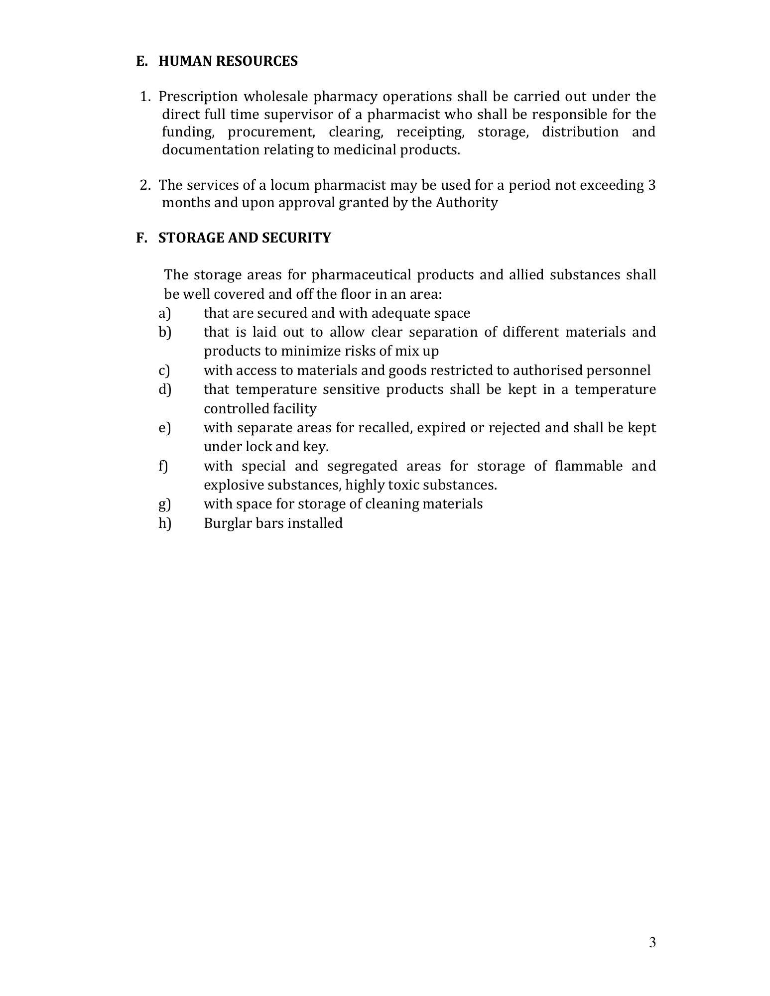 malawi-pmra-wholesale-premises-prescription — official PDF page 3; original table columns, symbols and diagram connections