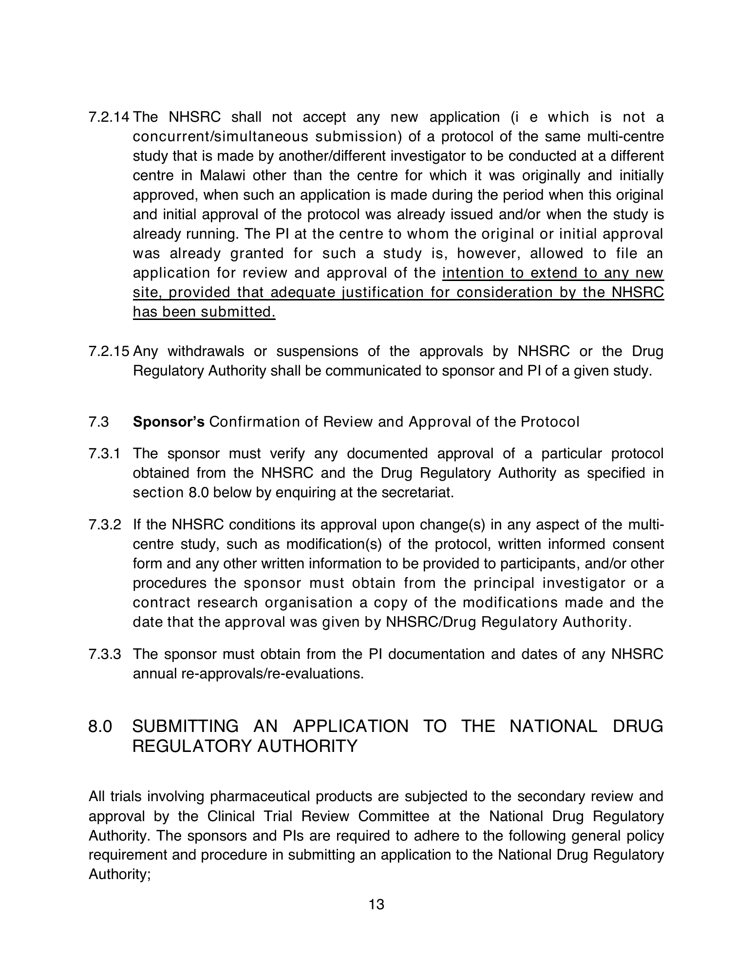 malawi-health-research-coordination-policy-2012 — official PDF page 17; original table columns, symbols and diagram connections