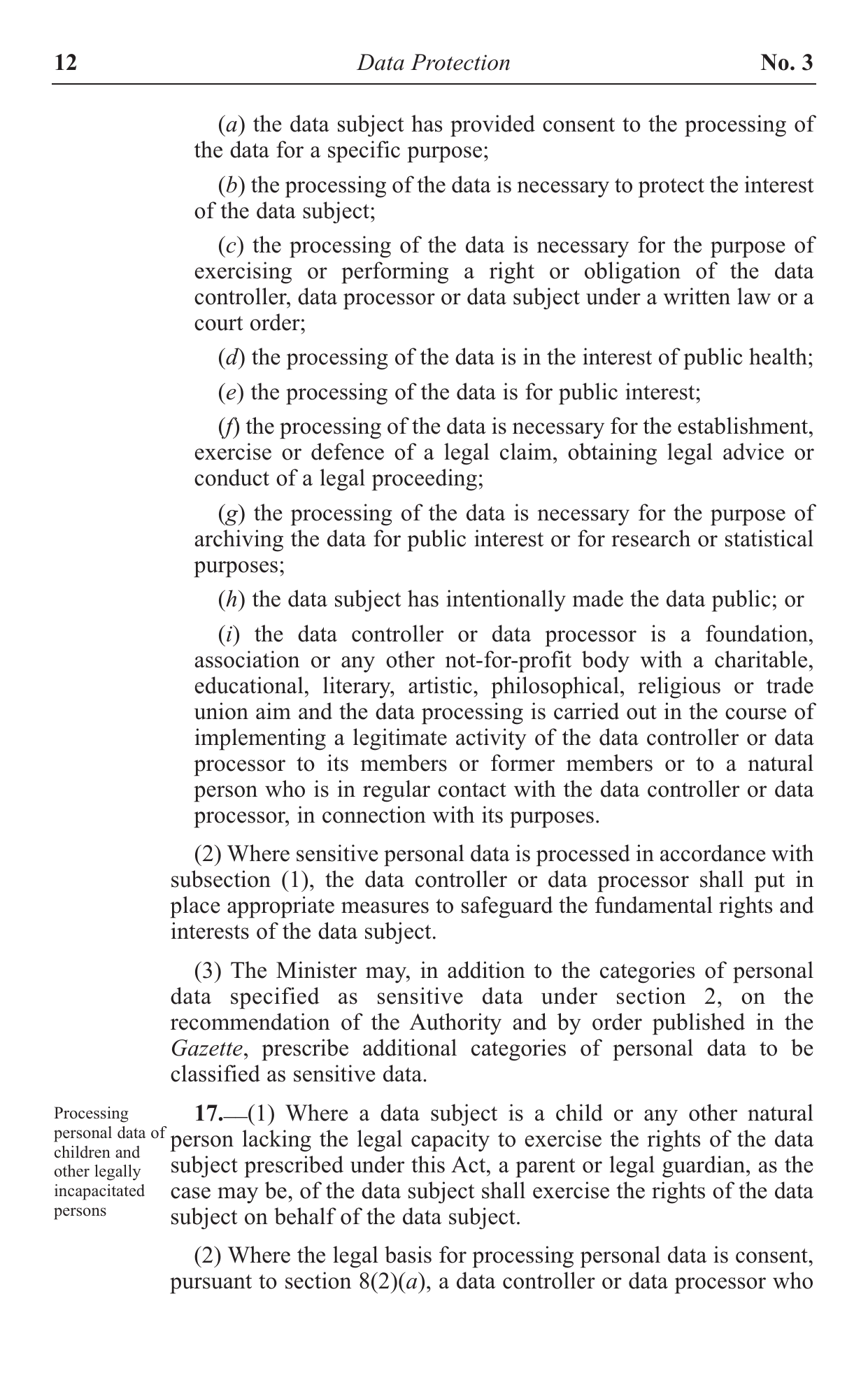 Act No. 3 of 2024 — official PDF page 12; original table columns, symbols and diagram connections