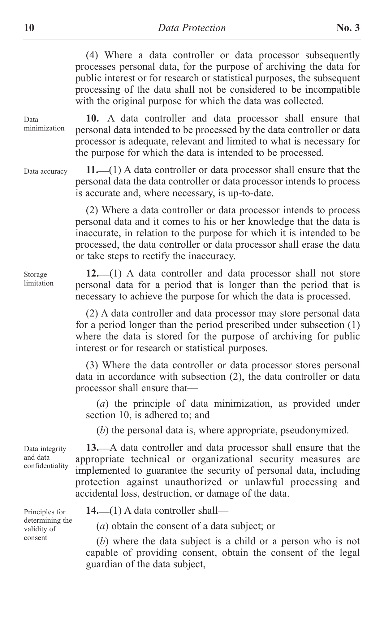 Act No. 3 of 2024 — official PDF page 10; original table columns, symbols and diagram connections