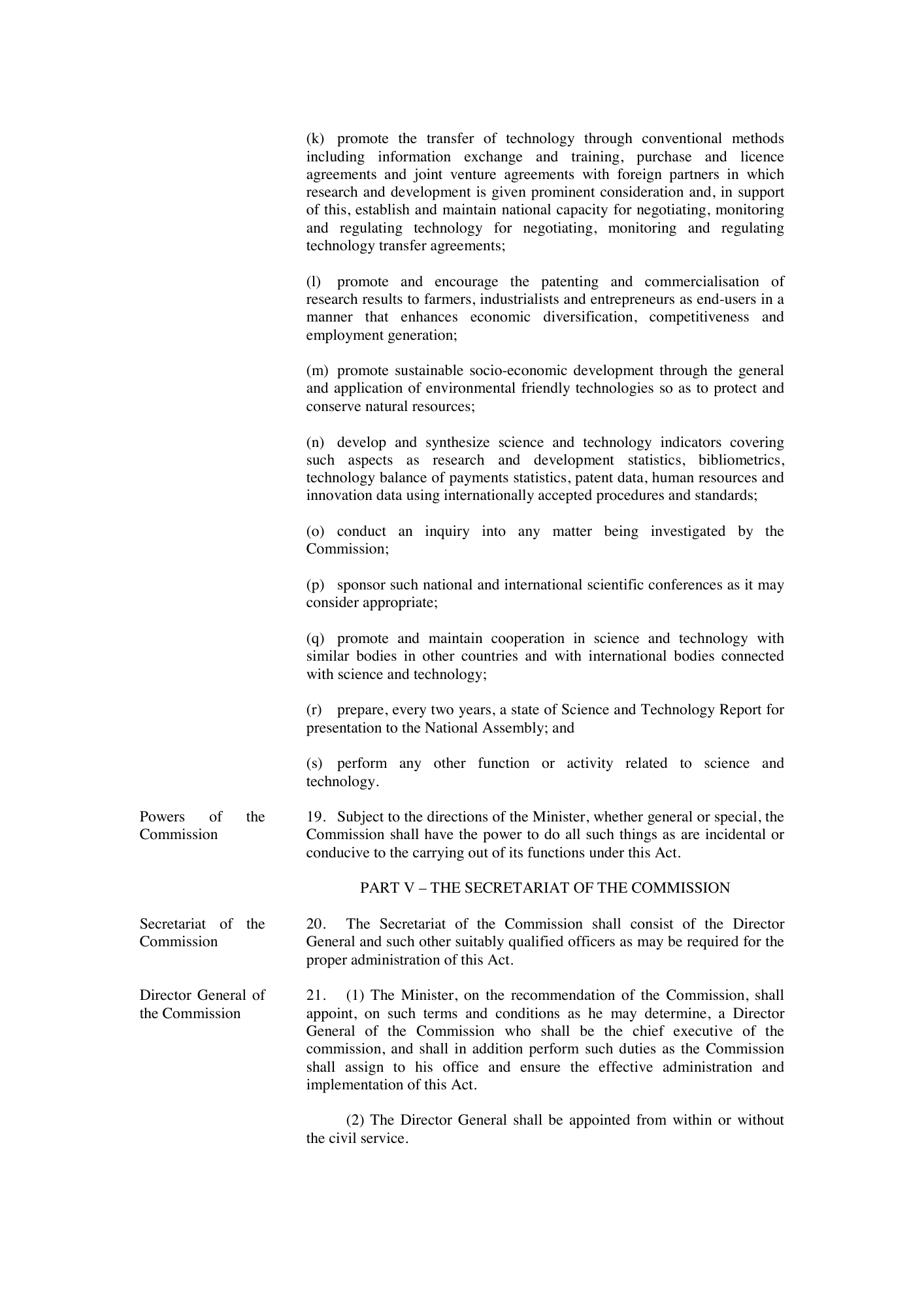 Act 16 of 2003 — official PDF page 8; original table columns, symbols and diagram connections