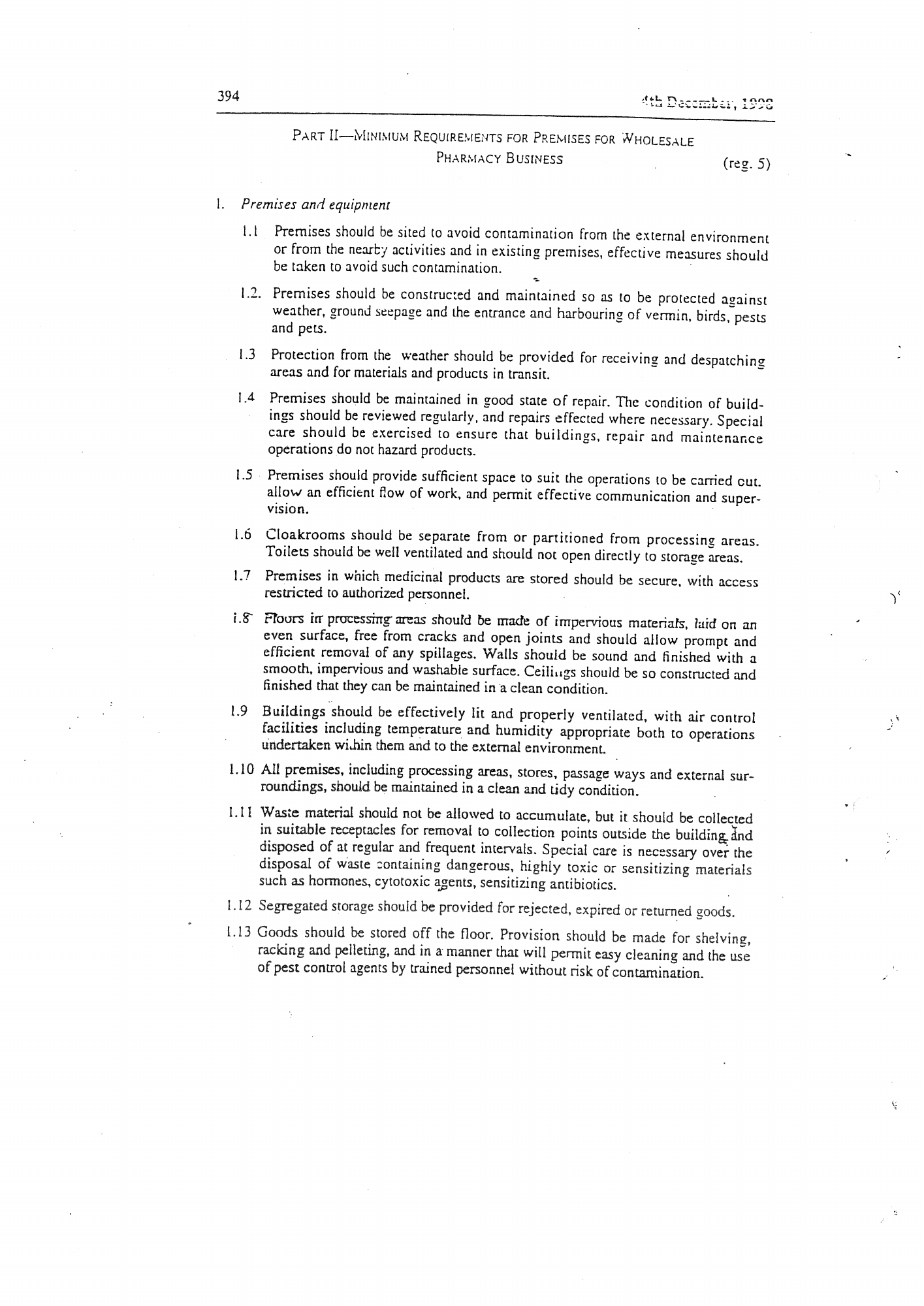 Government Notice 88 of 1998 — official PDF page 20; original table columns, symbols and diagram connections