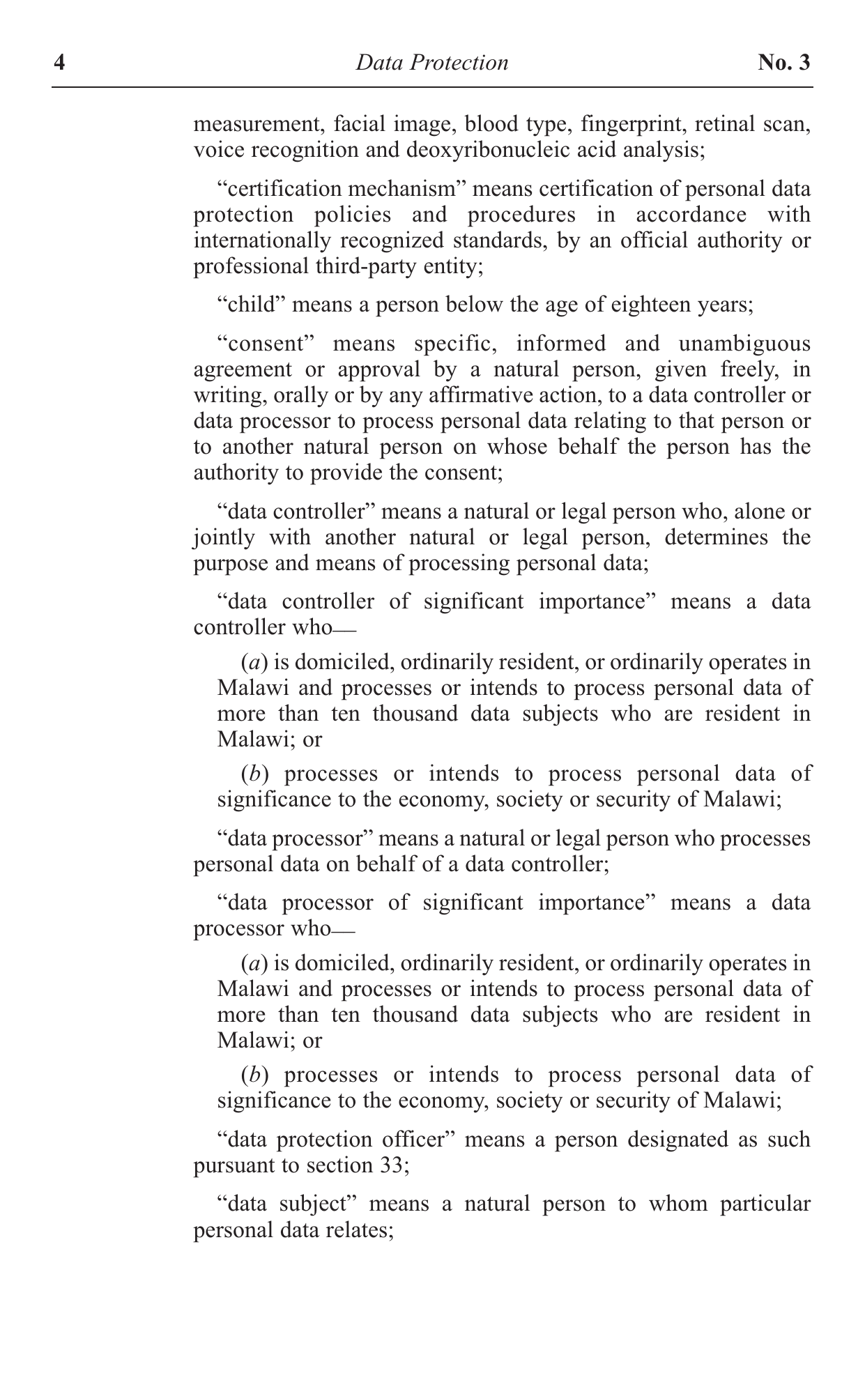 Act No. 3 of 2024 — official PDF page 4; original table columns, symbols and diagram connections