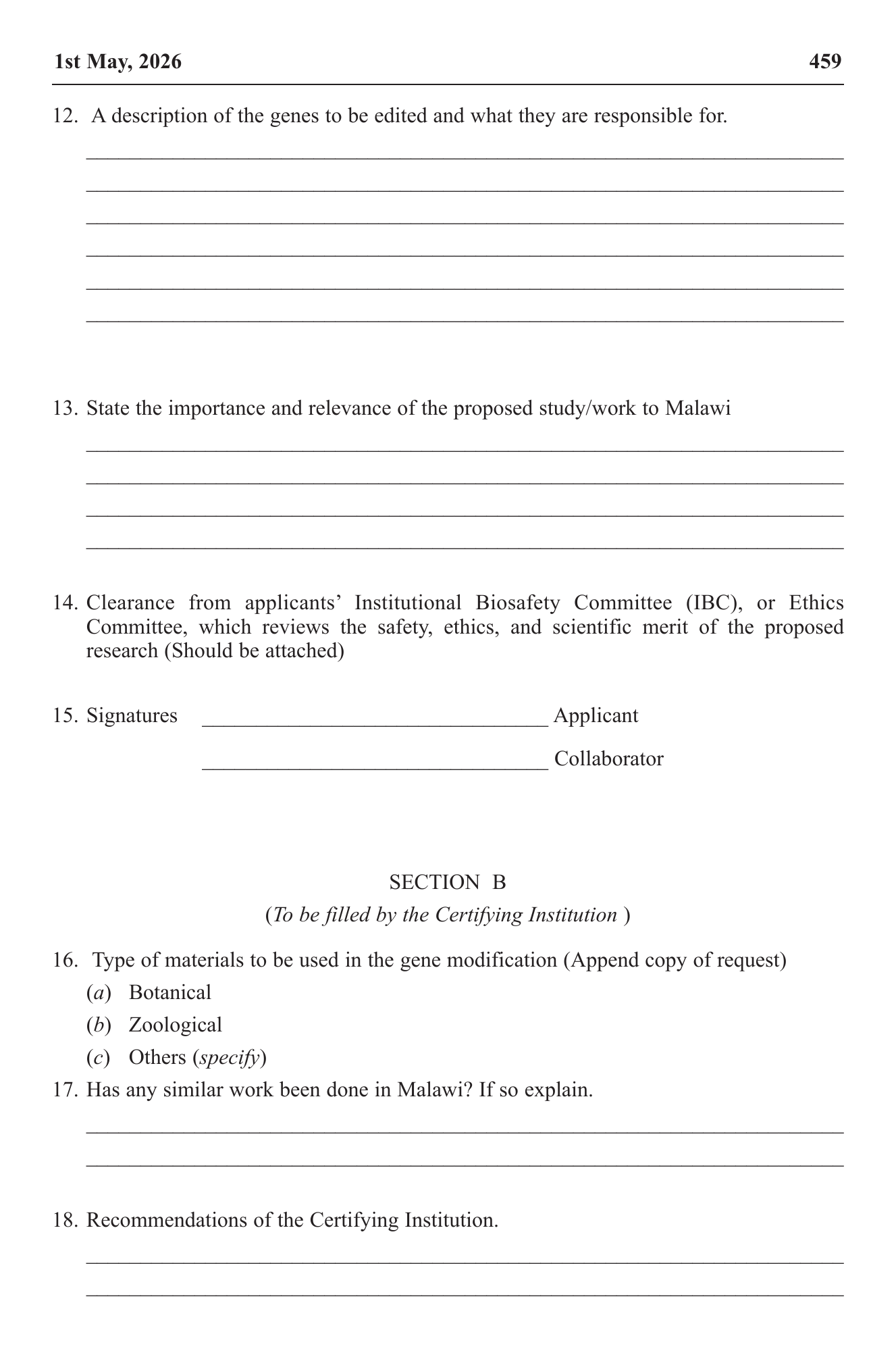 Government Notice 37 of 2026 — official PDF page 39; original table columns, symbols and diagram connections